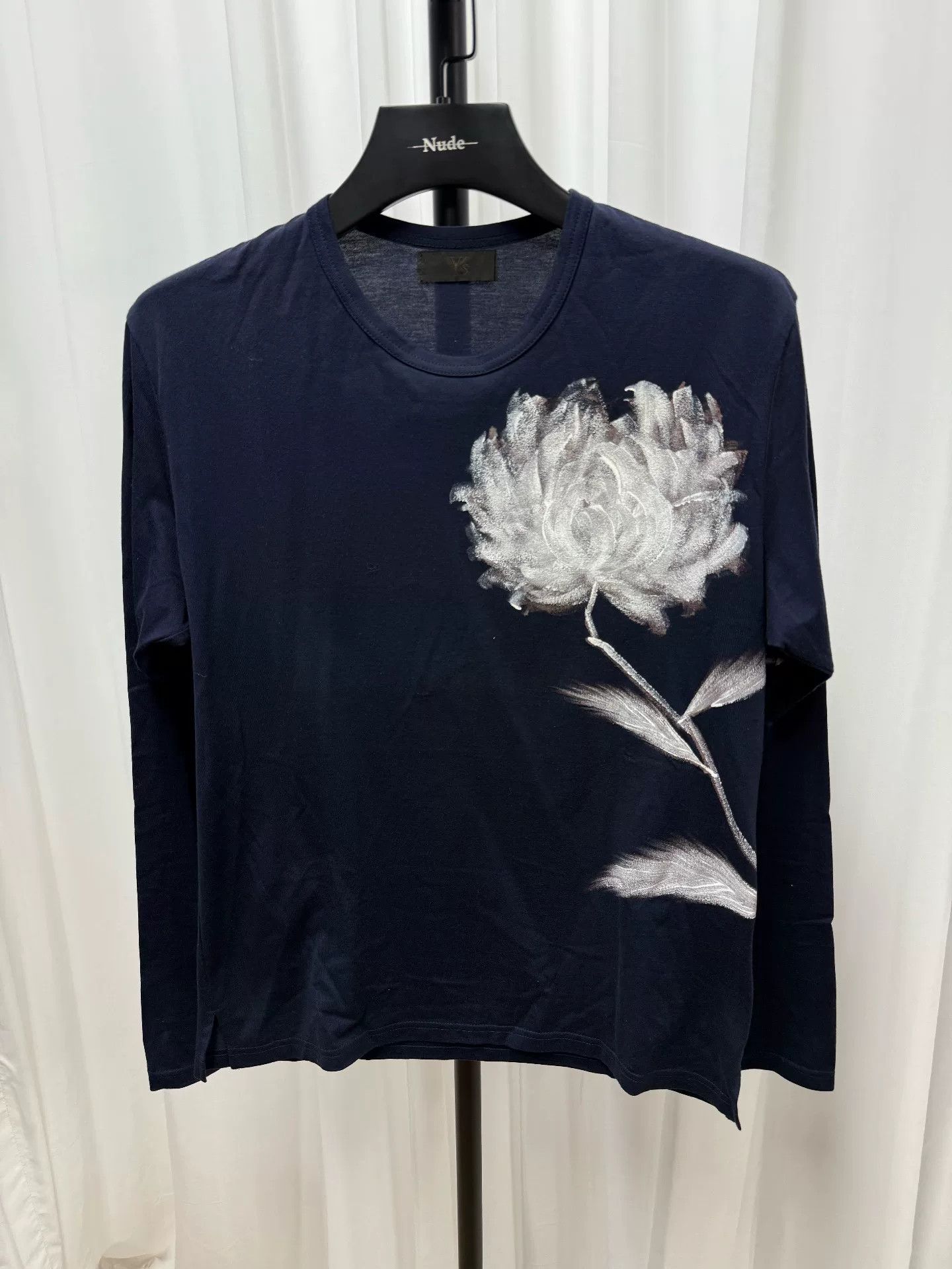 Yohji Yamamoto yohji yamamoto men's painted flower long sleeve shirt Size US M / EU 48-50 / 2 - 1 Thumbnail