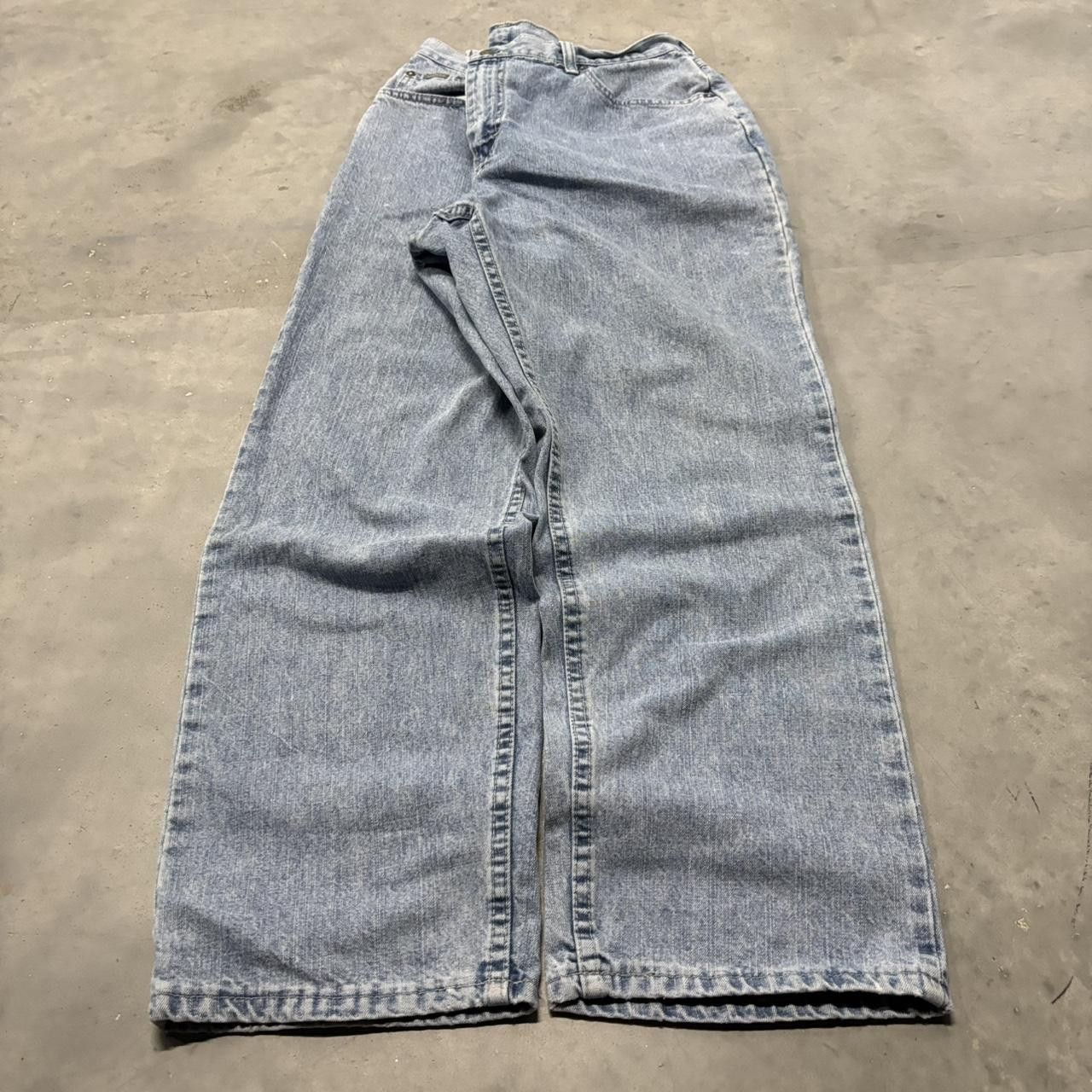 Japanese Brand × Vintage Crazy Vintage Y2K/2000s Light Wash Essential Denim Jeans! Size US 34 / EU 50 - 3 Thumbnail
