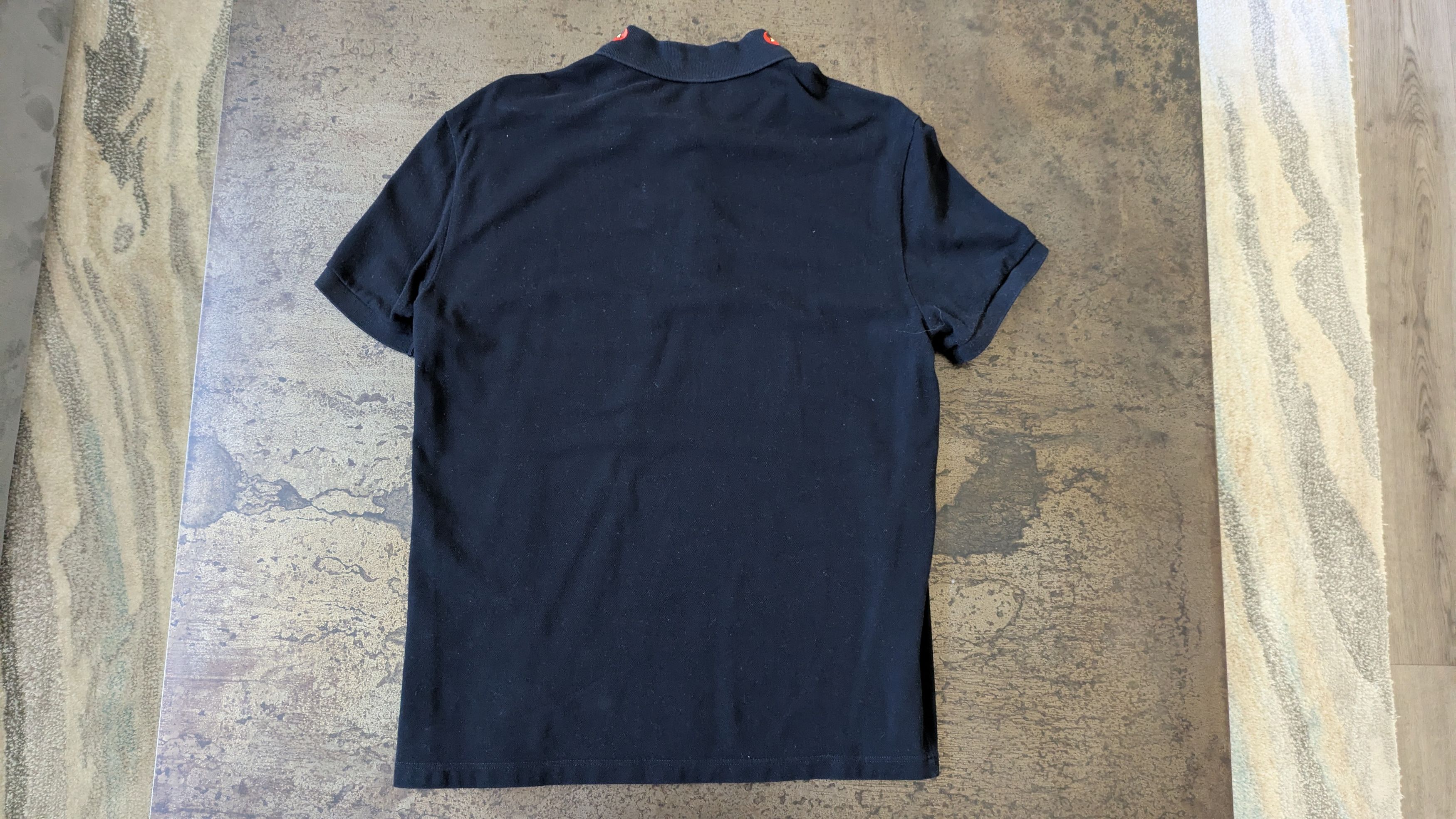 Versace Versace Collection black embroidered collar baroque polo Size US XL / EU 56 / 4 - 3 Thumbnail