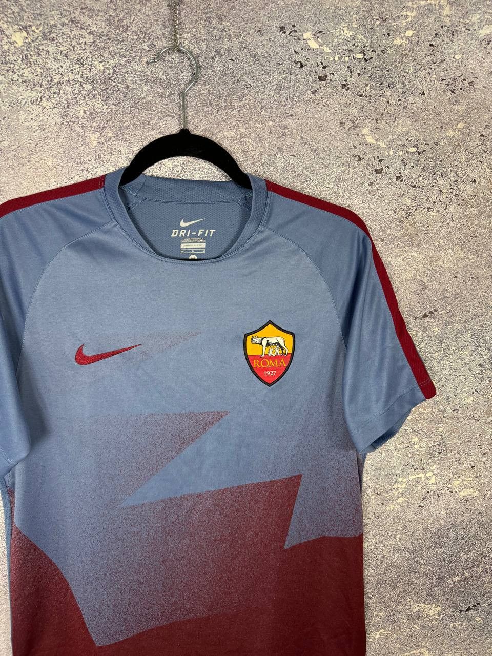 Nike × Vintage Vintage AS Roma 2016/17 Nike Training Pre-Match Jersey Size US M / EU 48-50 / 2 - 2 Thumbnail