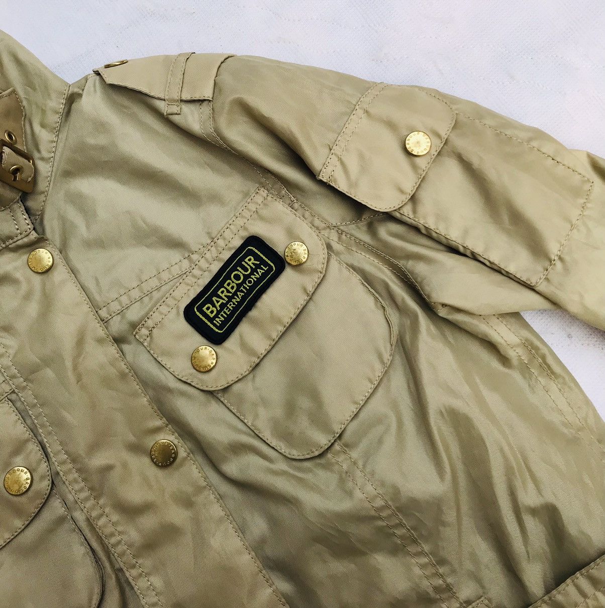 Barbour BARBOUR RAINBOW INTERNATIONAL BRIGHT BRASS gold Jacket Size S / US 4 / IT 40 - 3 Thumbnail