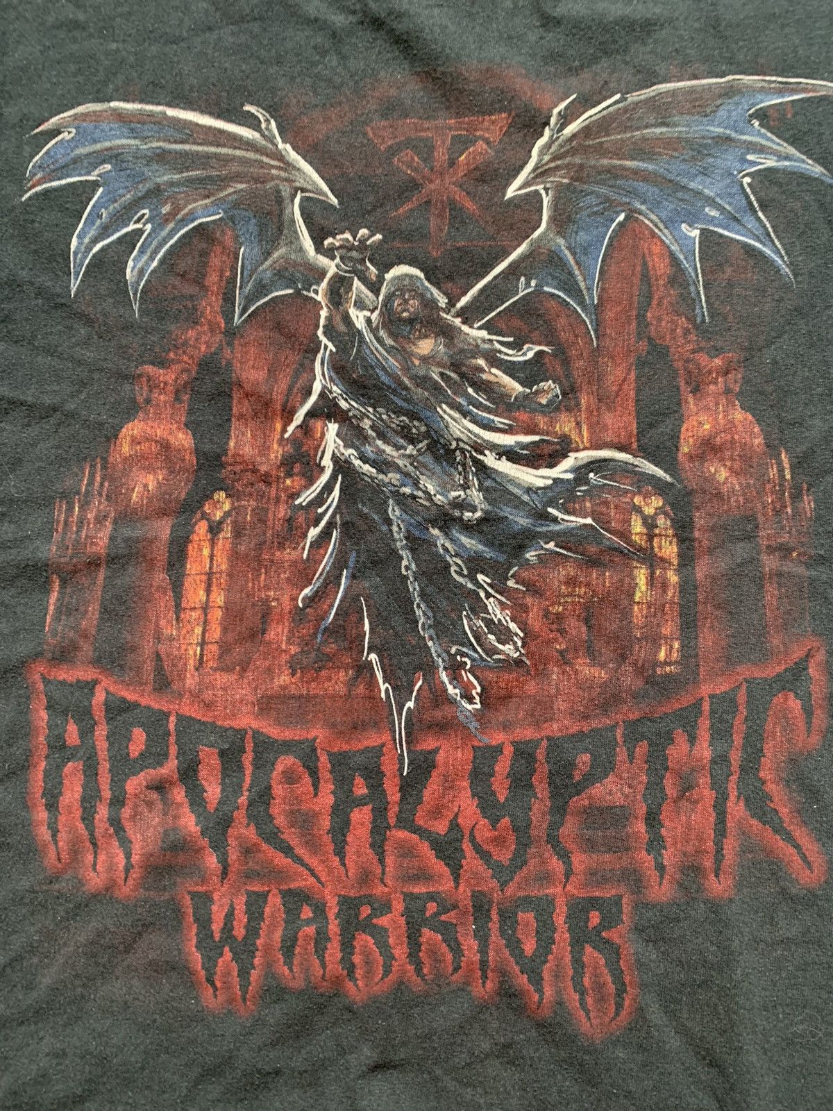 WWE Rare!!! Apocalyptic Warrior The Dead Man WWE WWF Tshirt Size US M / EU 48-50 / 2 - 2 Thumbnail
