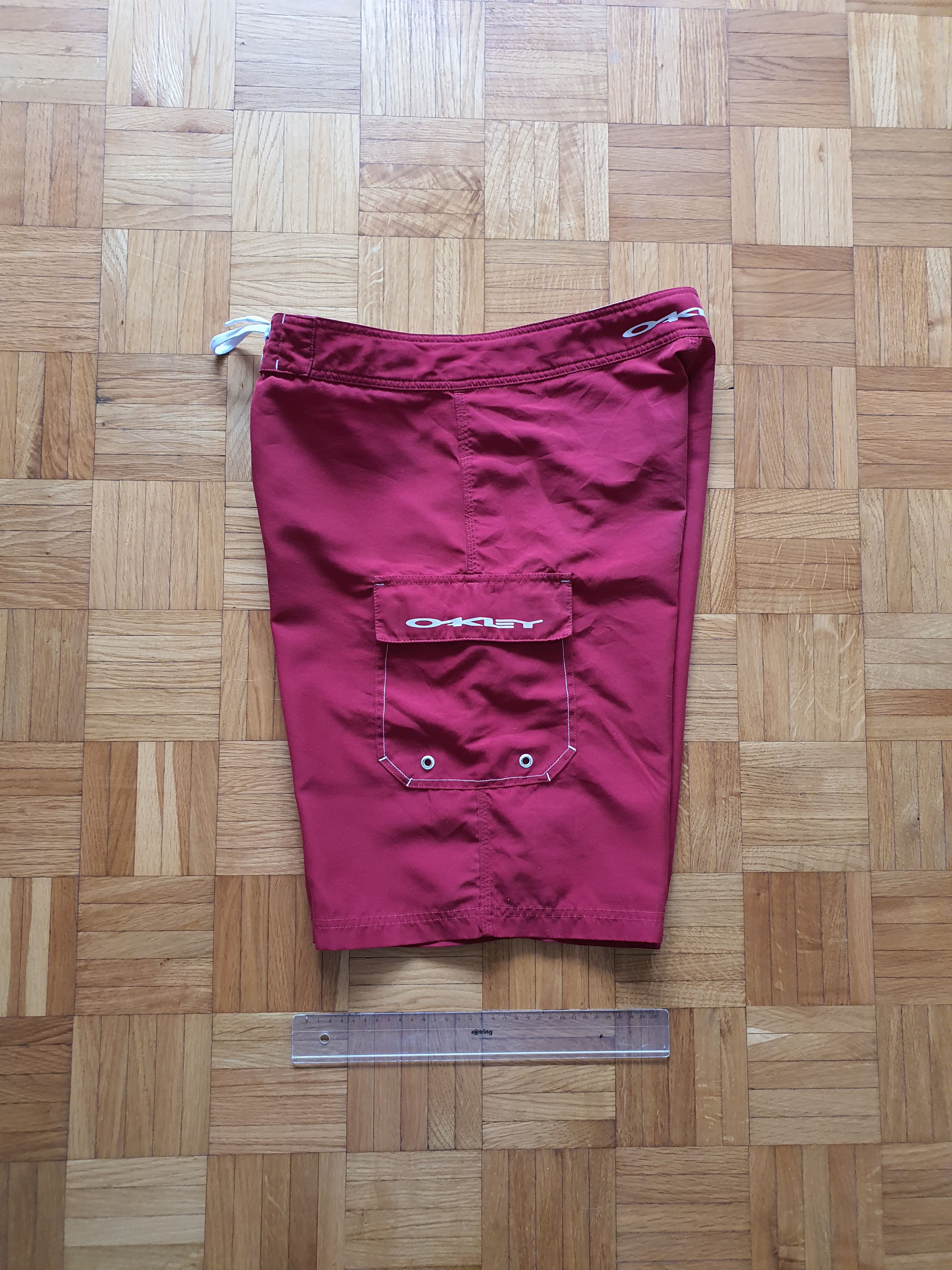 Oakley Drawstring Board Swimming Shorts - Vintage (Y2K) Size US 32 / EU 48 - 3 Thumbnail