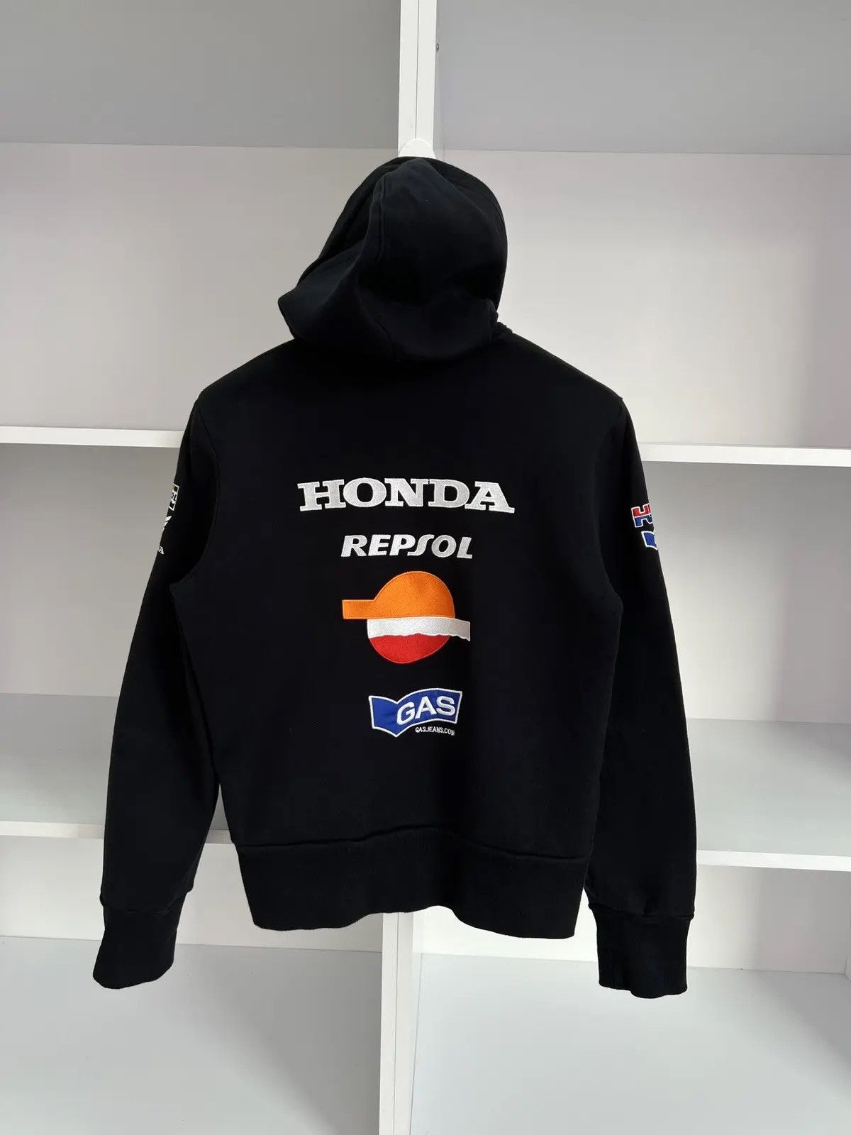 Honda × Vintage Vintage Vintage Racing Honda Repsol Big Logo Zip Hoodie Size US S / EU 44-46 / 1 - 1 Thumbnail