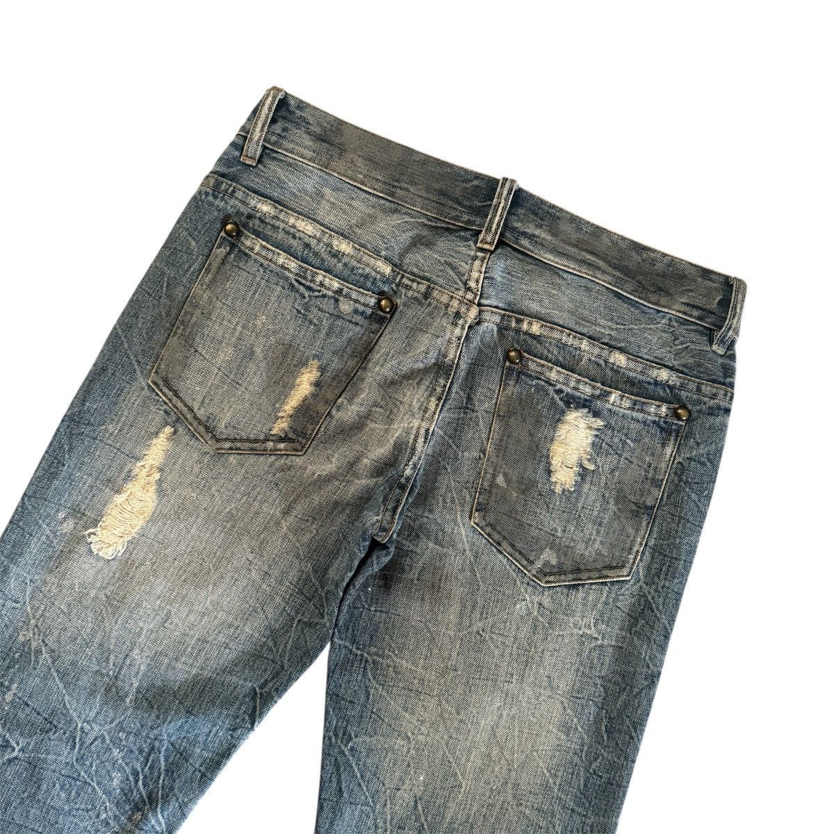 If Six Was Nine Distressed Ripped Japanese Jeans Size US 32 / EU 48 - 4 Thumbnail