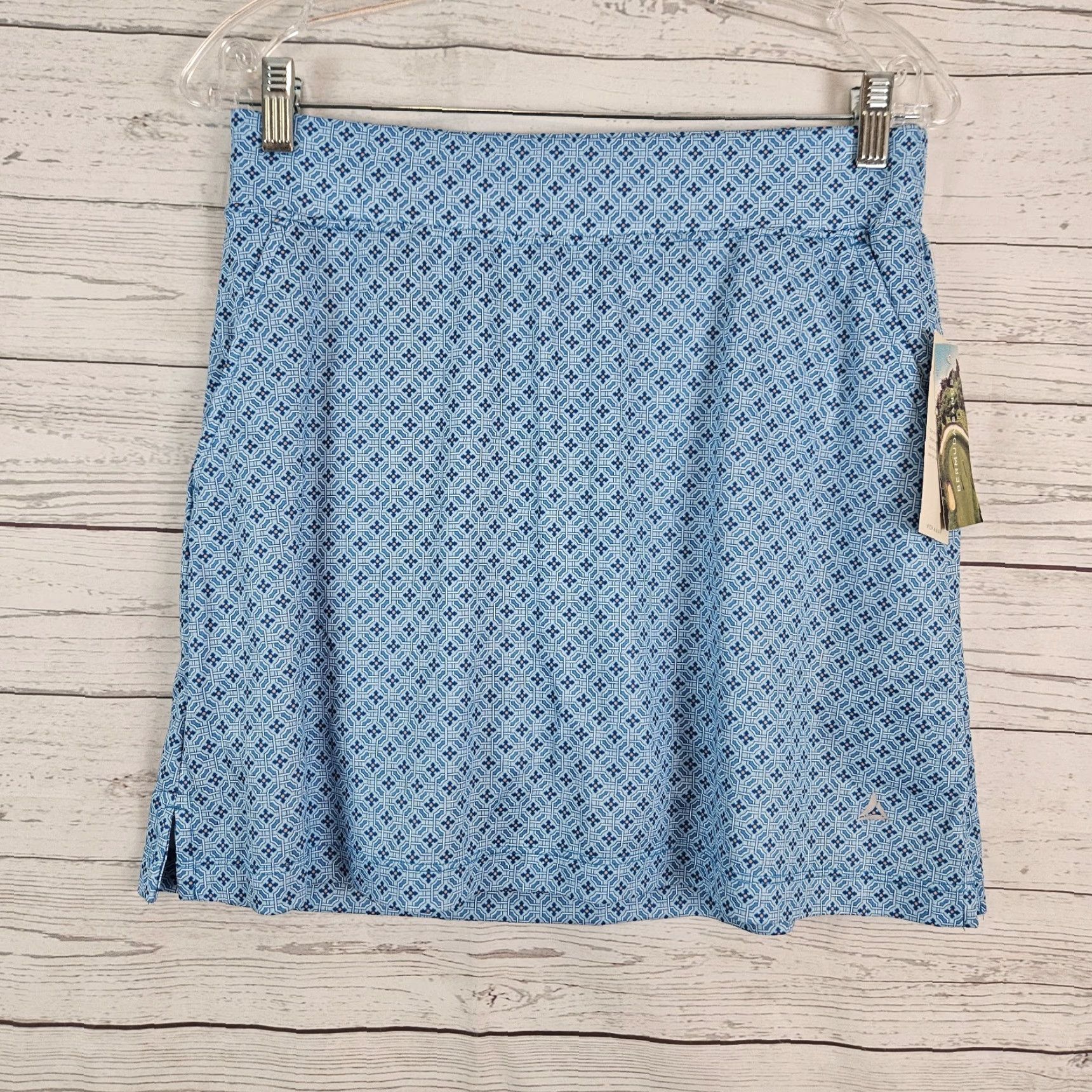Vintage VINTAGE Bermuda Sands Womens Skort Sz Small Blue Pull On Pockets Size ONE SIZE - 2 Thumbnail