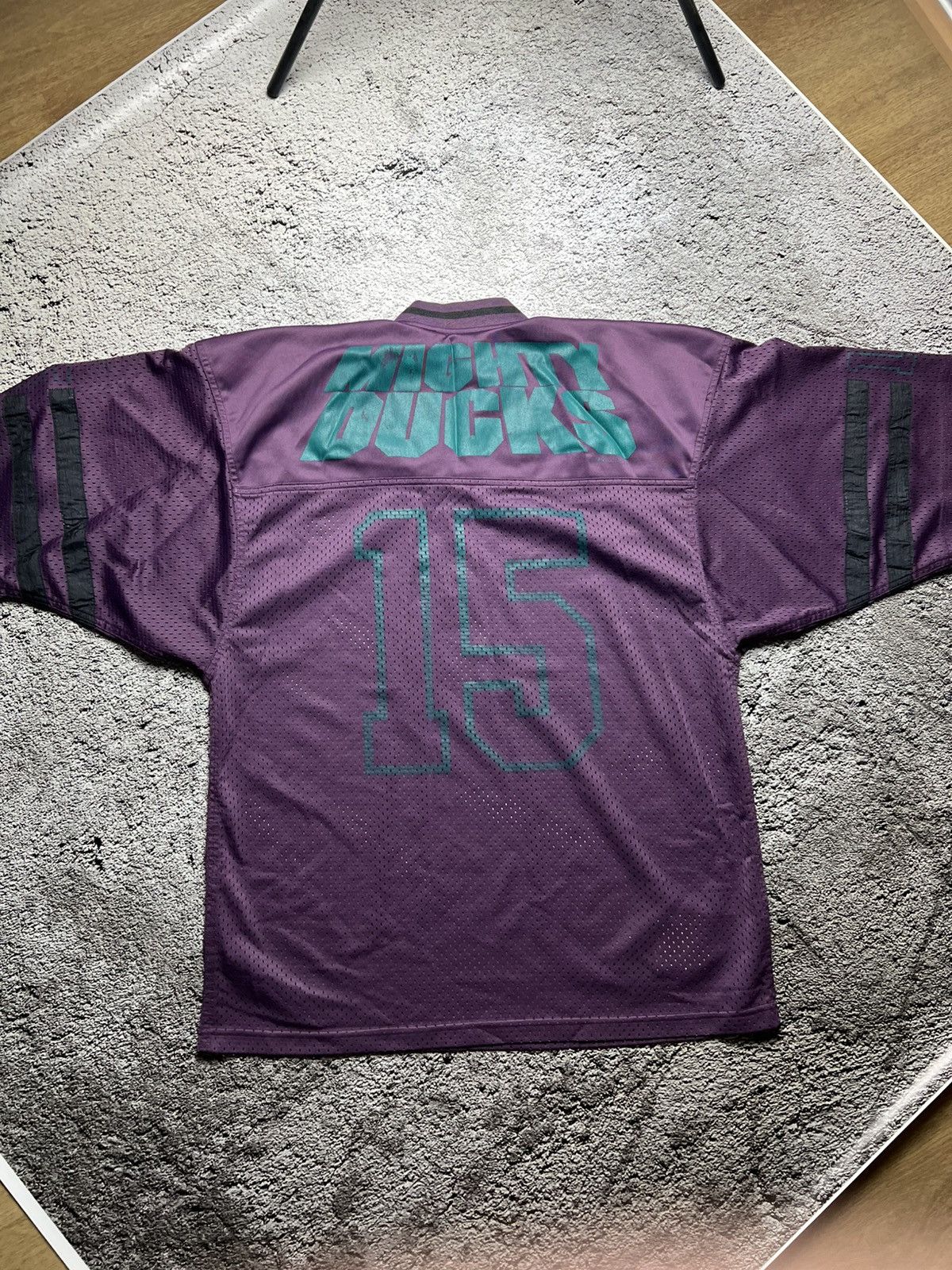 Other VTG 90’s Anaheim mighty ducks NHL jump around jersey campri Size US XL / EU 56 / 4 - 6 Thumbnail