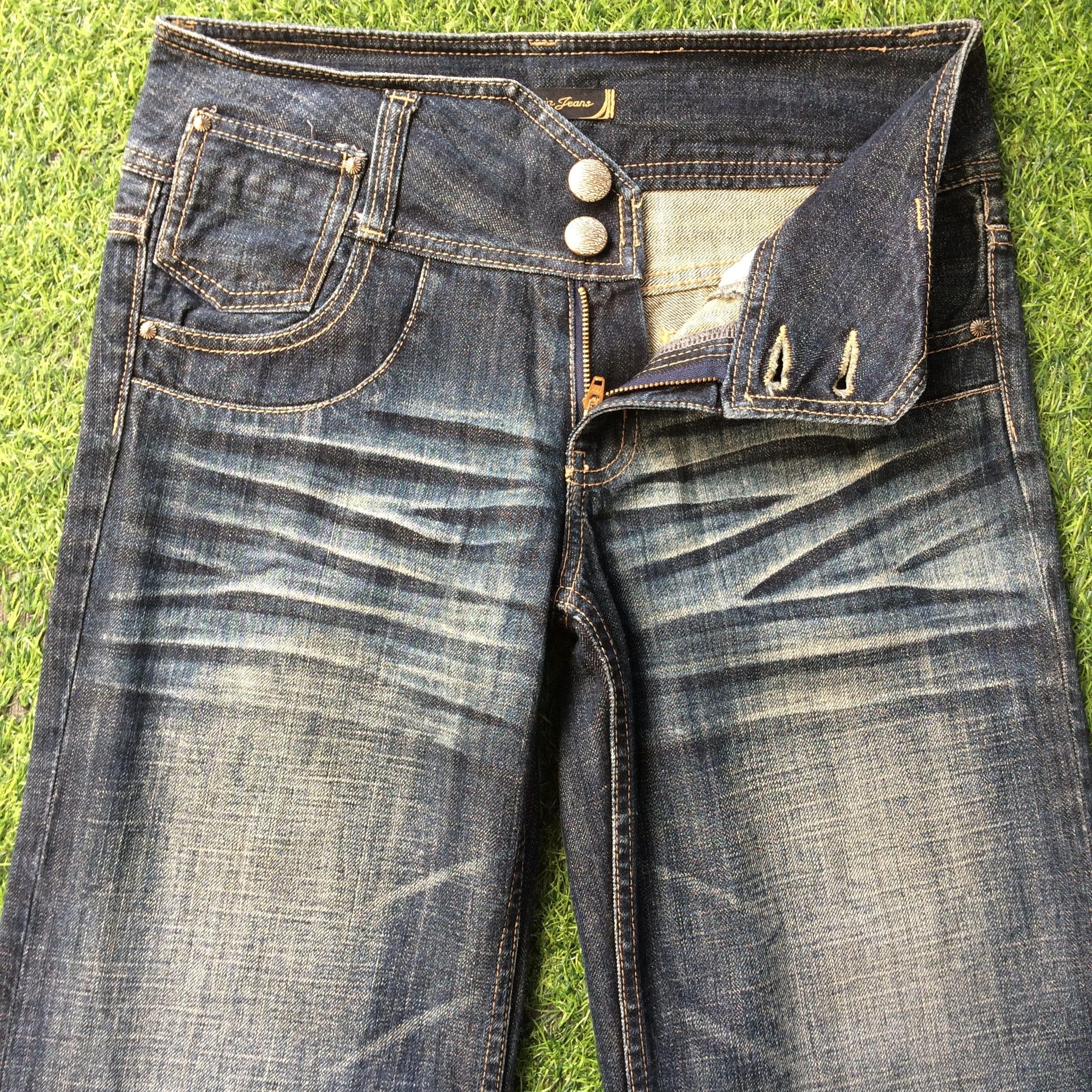 Japanese Brand Japanese Low Rise Flare Denim Jeans D-561 Size 27" / US 4 / IT 40 - 3 Thumbnail