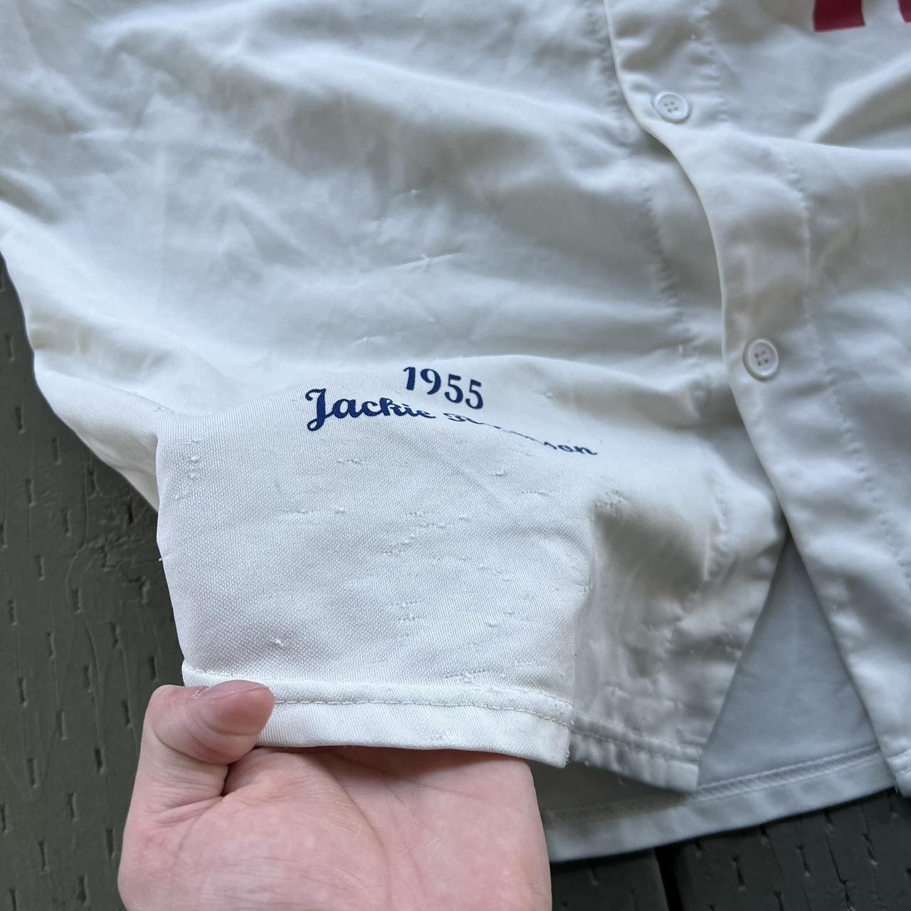 MLB × Vintage JACKIE ROBINSON Los Angeles DODGERS Baseball Jersey MLB Size US XL / EU 56 / 4 - 5 Thumbnail