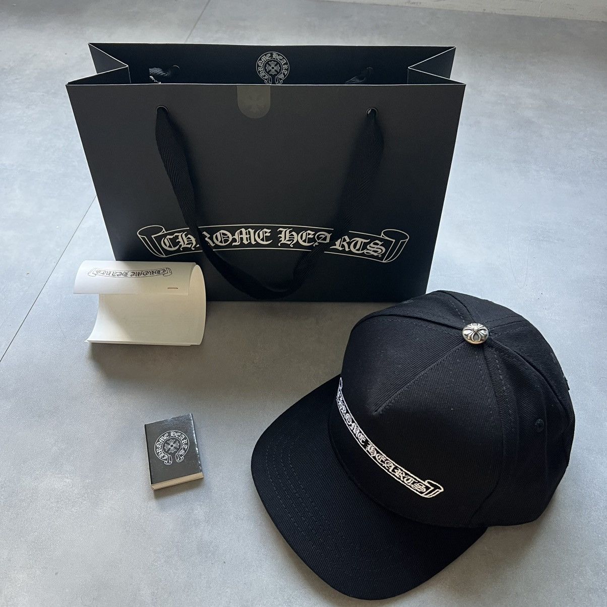 Chrome Hearts Chrome Hearts Scroll Baseball Cap Size ONE SIZE - 1 Thumbnail