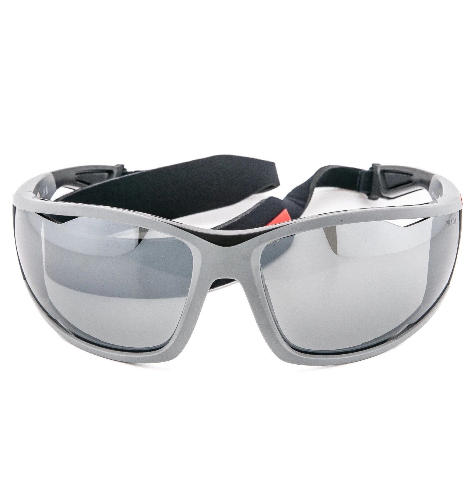 Prada PRADA A04 Linea Rossa Sport Active Silver Sunglass PSA04S Size ONE SIZE - 2 Thumbnail