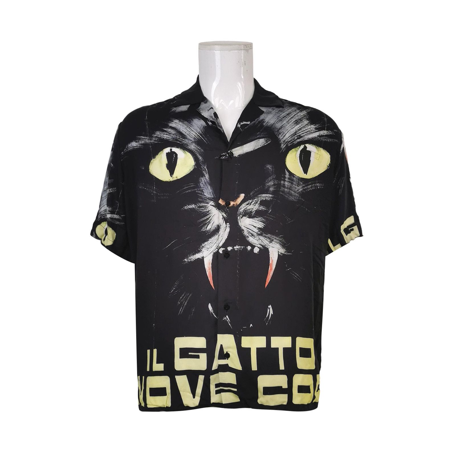 MSGM MSGM x Dario Argento Black Cat Shirt Size M Size US M / EU 48-50 / 2 - 1 Thumbnail