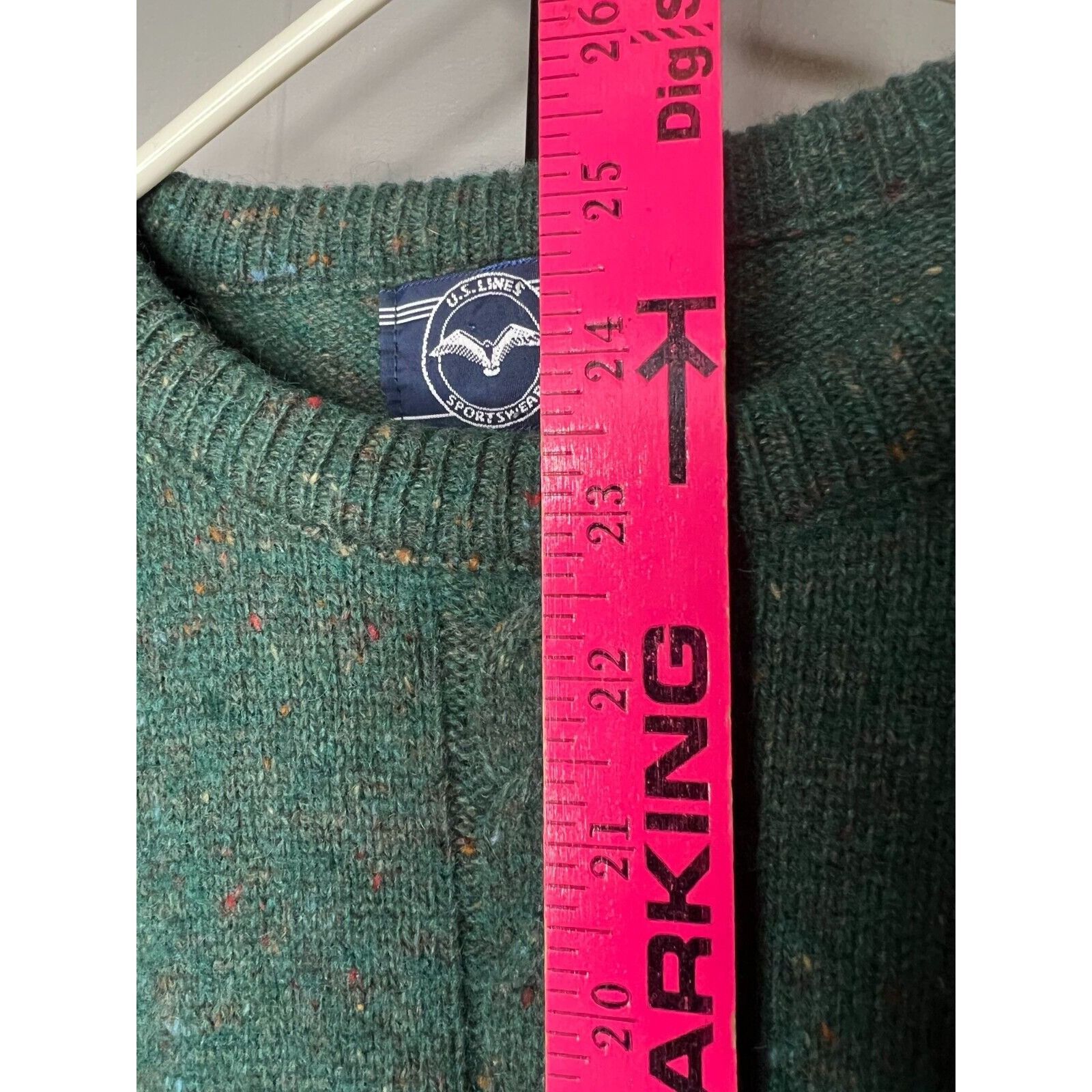 Vintage VTG U.S. Lines Sportswear Mens Wool Blend Button UP Sweater Size US L / EU 52-54 / 3 - 5 Thumbnail