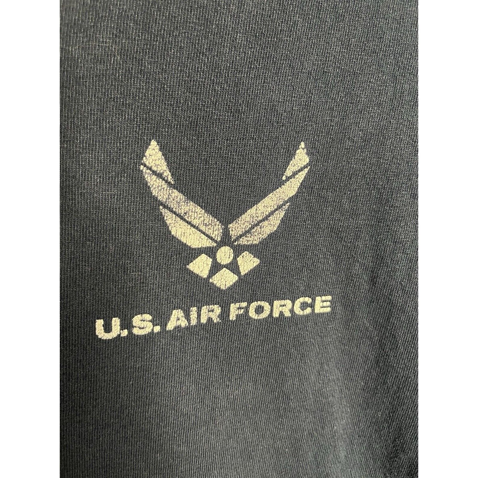 Gildan vintage airforce shirt size xl distressed short sleeve ameri Size US XL / EU 56 / 4 - 2 Thumbnail