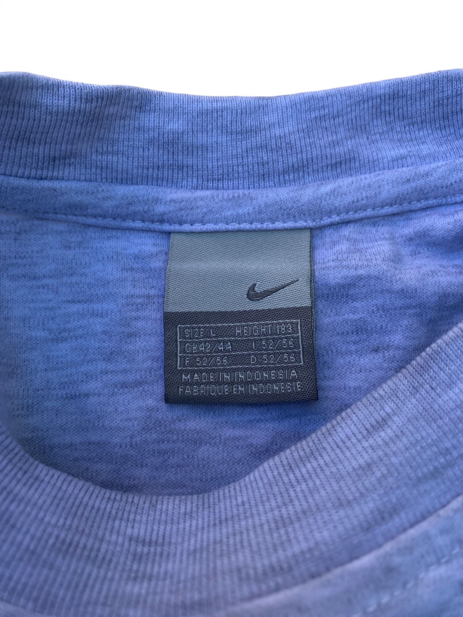 Nike × Vintage Vintage Nike Spellout Box Logo Tee Size US L / EU 52-54 / 3 - 6 Thumbnail