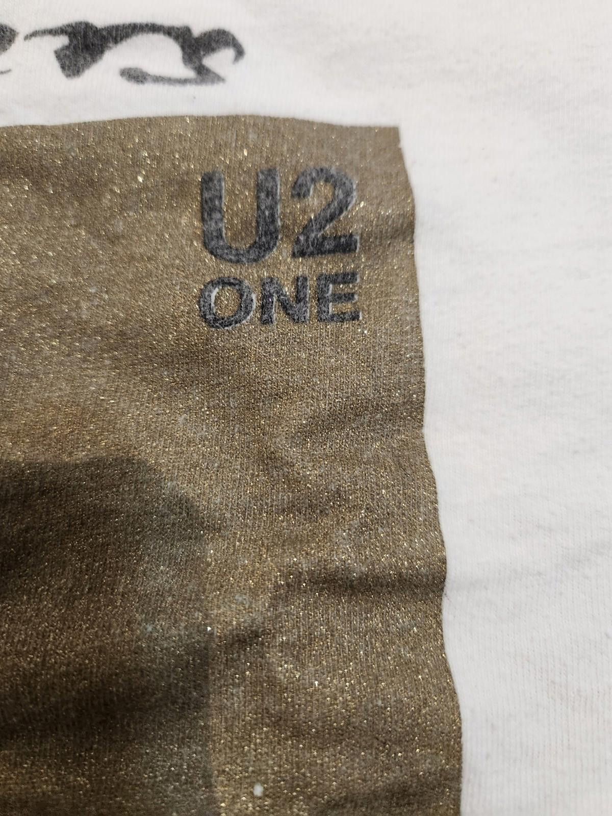Hanes Vintage 90s U2 Single Stitch Smell The Flowers Tour Shirt XL Size US XL / EU 56 / 4 - 4 Thumbnail