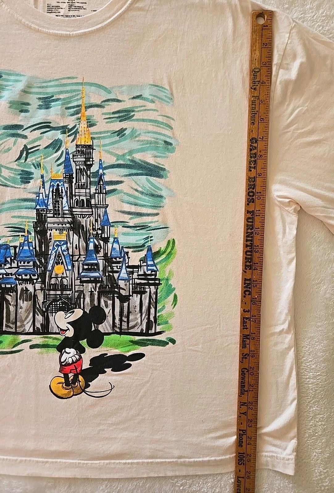 Disney Disney Parks 2025 WDW Castle T Shirt Size Large UNISEX New Size ONE SIZE - 5 Thumbnail