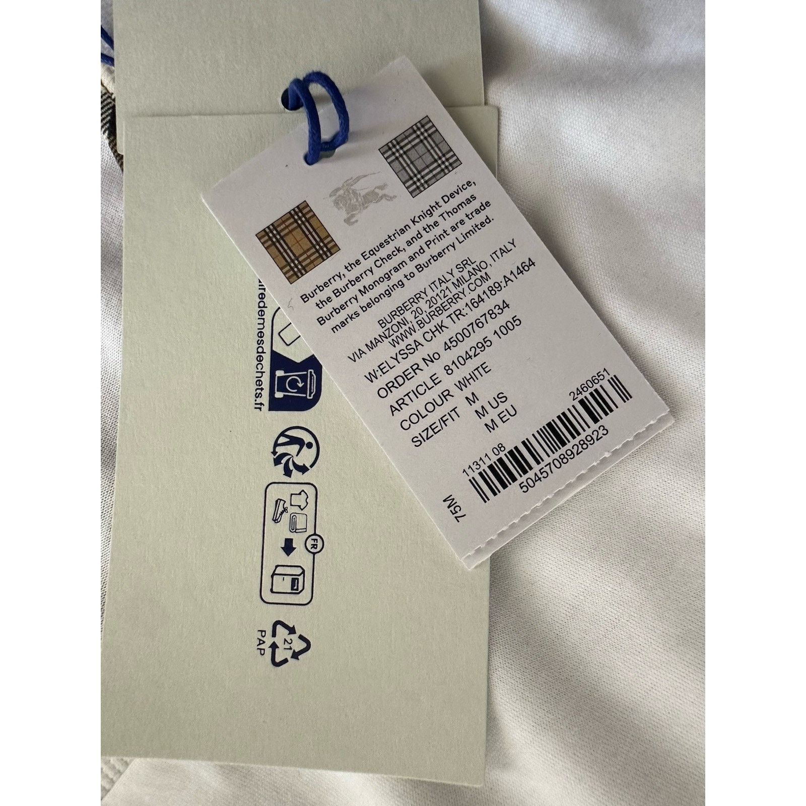 Burberry Burberry Elyssa Check White Sleeveless Top M 8104295 Size M / US 6-8 / IT 42-44 - 12 Thumbnail