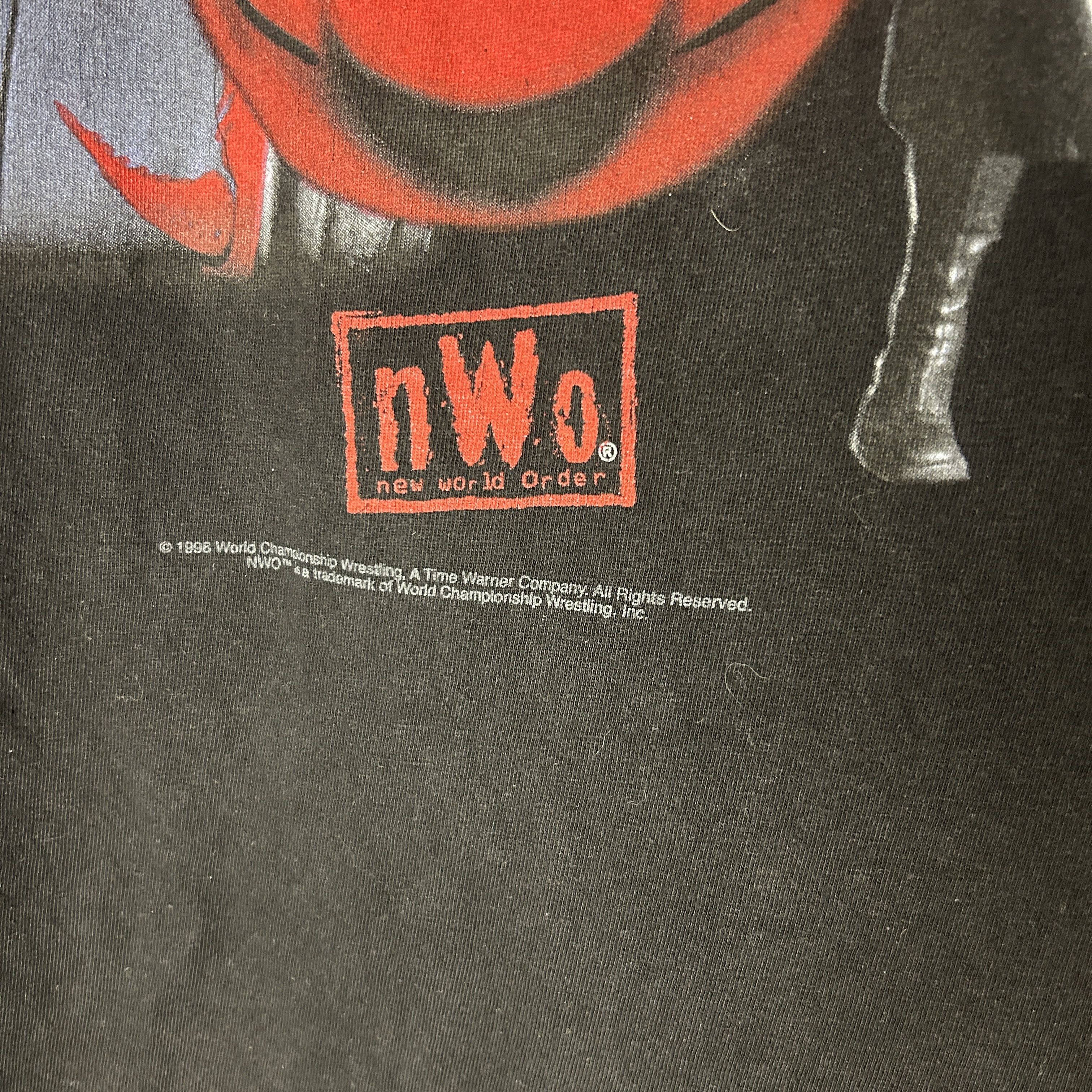 WWE Vintage Sting NWO 1998 WCW Wrestling T-shirt Size US XL / EU 56 / 4 - 3 Thumbnail