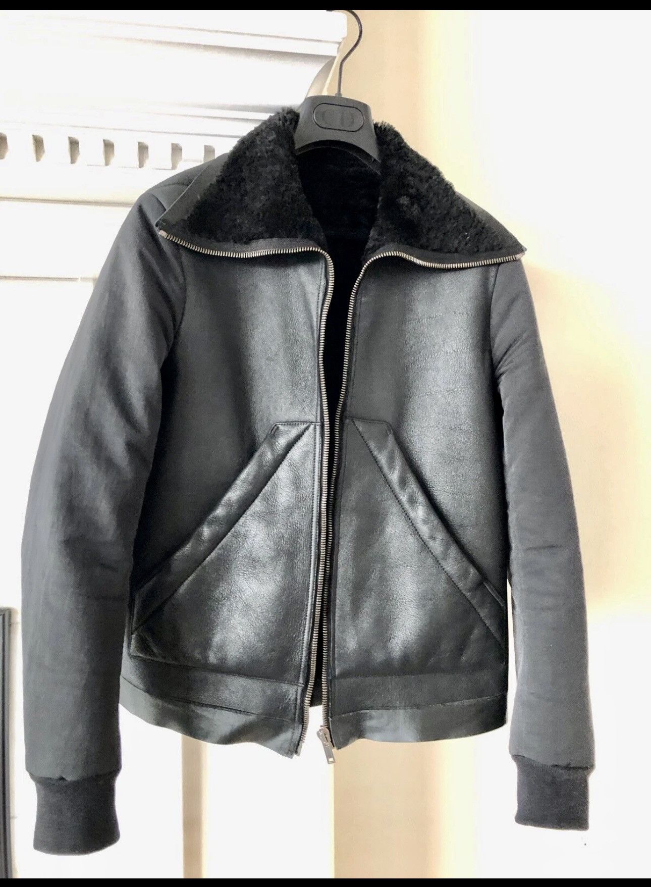 Men's Rick Owens Leather Jackets | Grailed