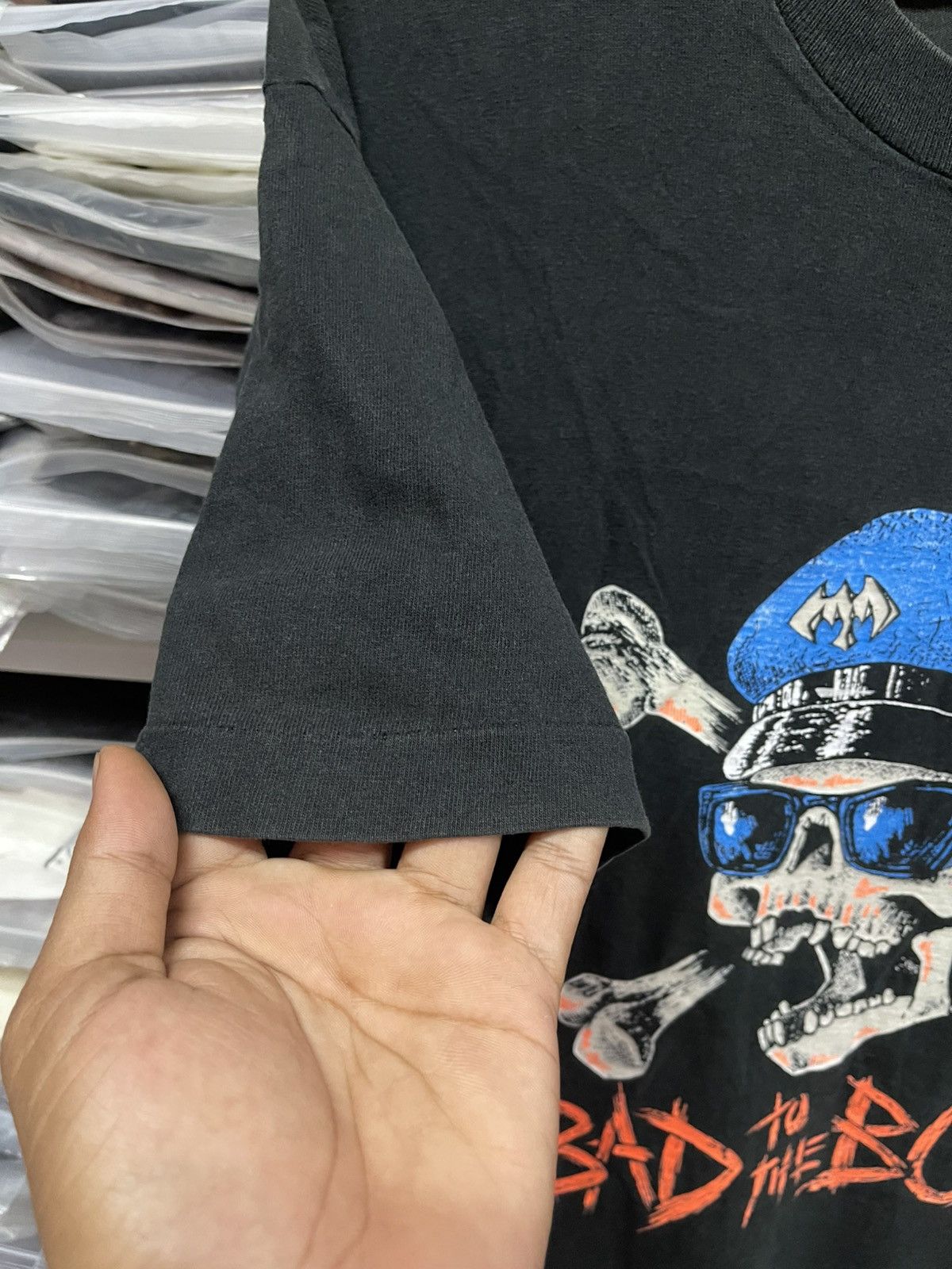 Vintage Vintage Bad To The Bone Biker🔥🔥🔥 Size US L / EU 52-54 / 3 - 4 Thumbnail