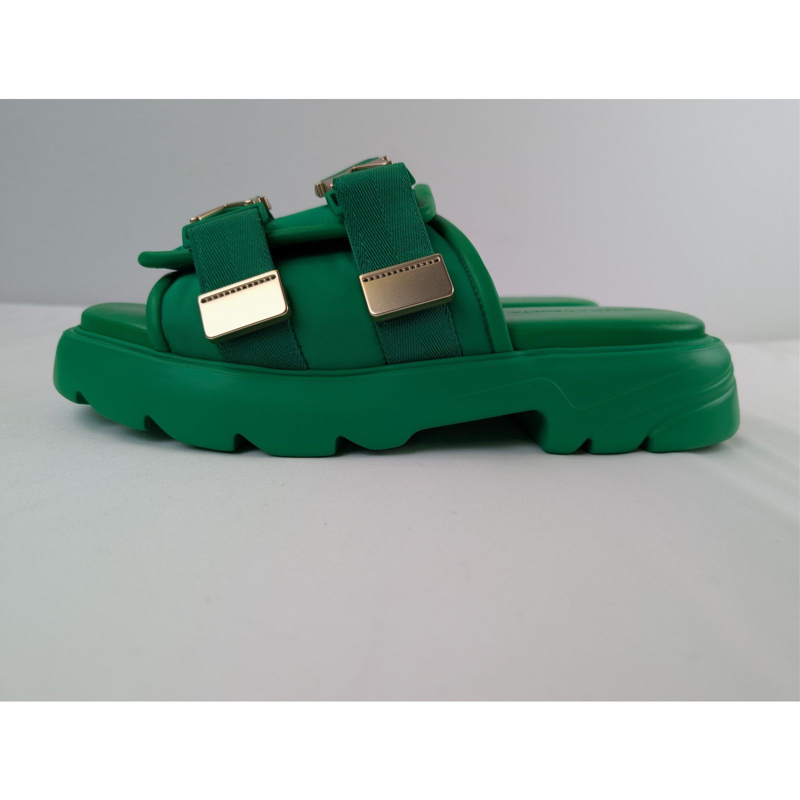Bottega Veneta o1rshd1 Bomber Flash Sandal in Grass/Green Size US 12 / EU 45 - 10 Thumbnail