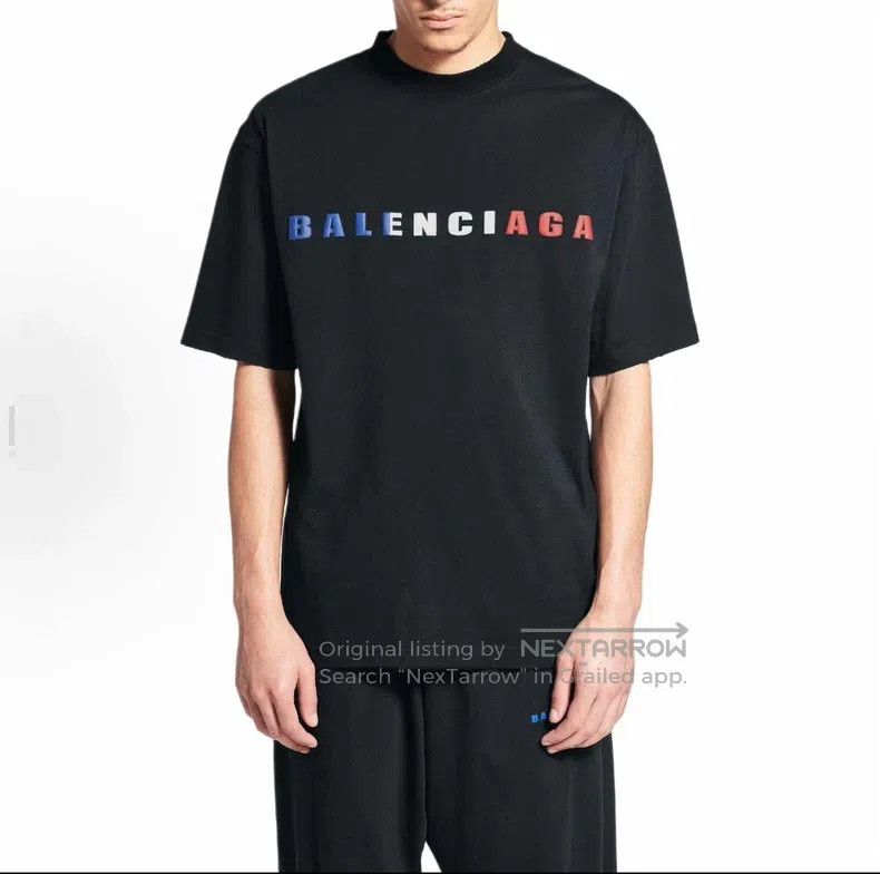 Balenciaga Balenciaga Gradient logo large destroyed distressed solid- Size US M / EU 48-50 / 2 - 6 Thumbnail