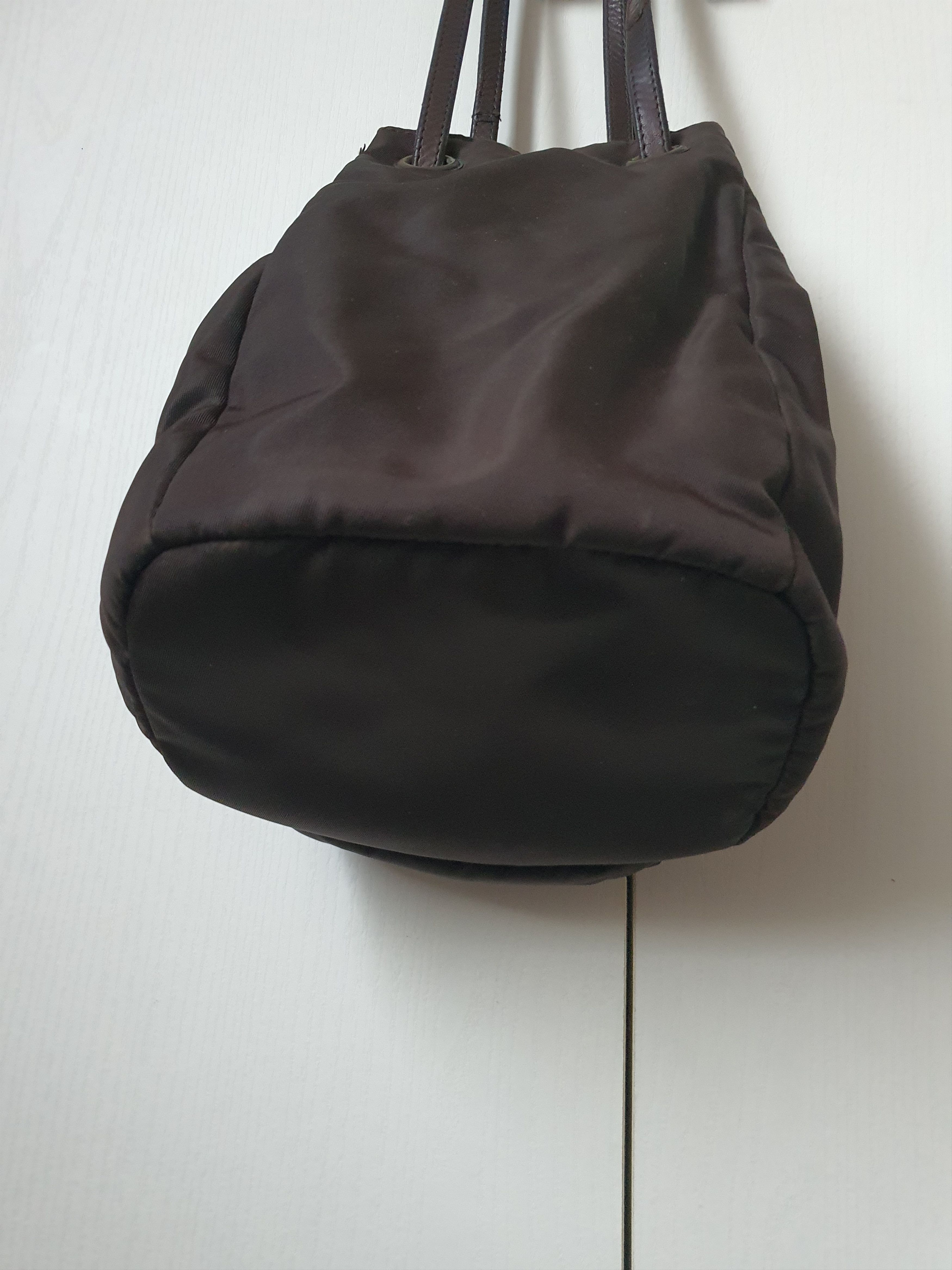 Prada Vintage Prada Nylon and Leather Mini Bucket Bag Size ONE SIZE - 7 Thumbnail