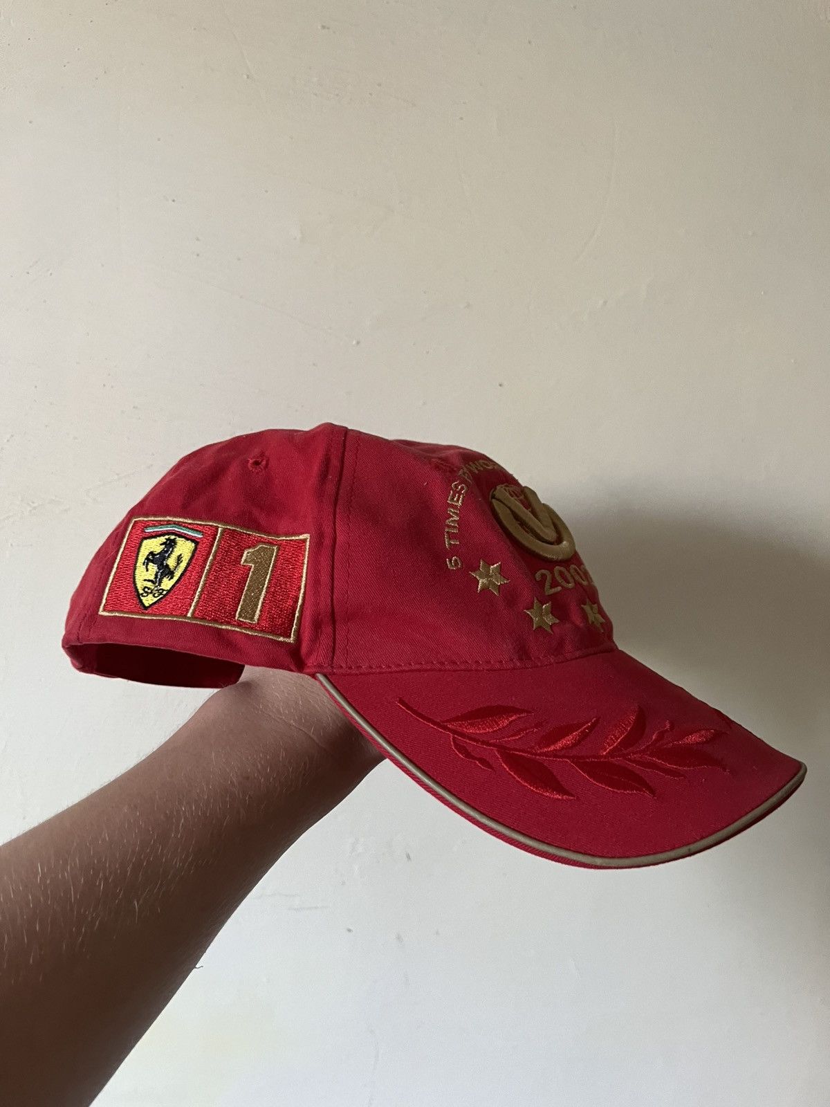 Ferrari Ferrari F1 Michael Schumacher World Champion Cap – 2002 Edit Size ONE SIZE - 4 Thumbnail