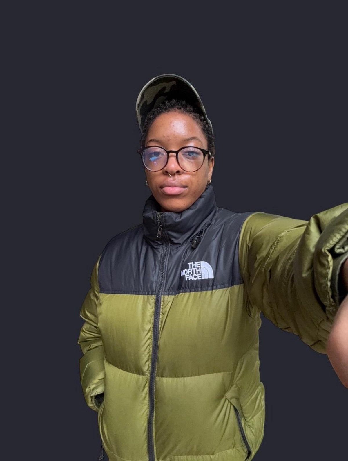 The North Face Green and black The North Face puffer jacket Size XS / US 0-2 / IT 36-38 - 1 Thumbnail