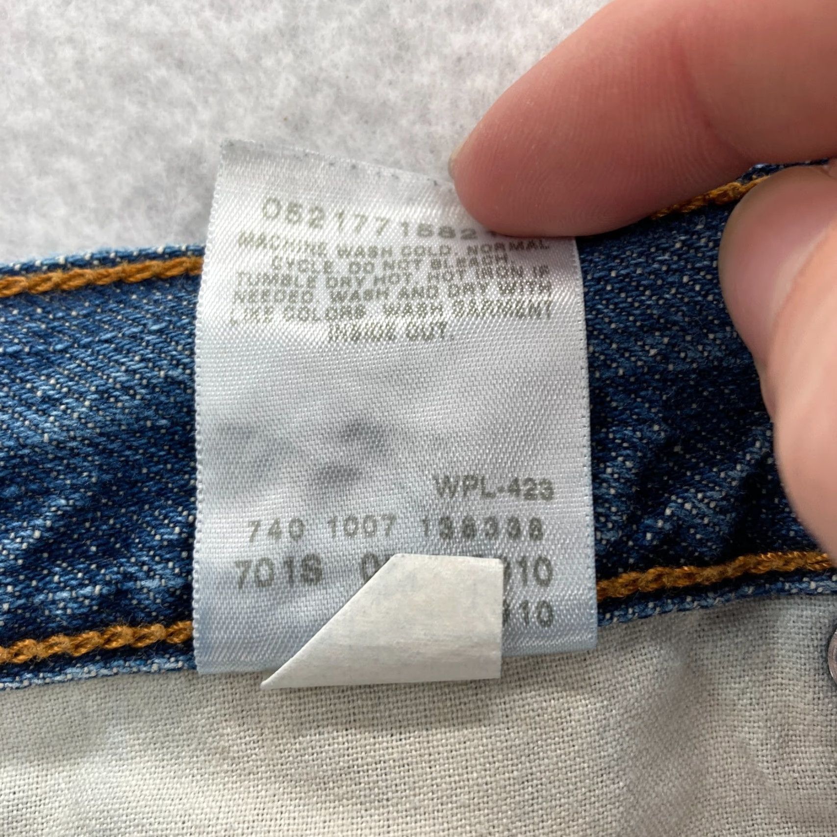 Levi's Levi's 527 Jeans Mens 38x32 Low Rise Bootcut Medium Wash Blue Denim Grunge Y2K Size US 38 / EU 54 - 6 Thumbnail