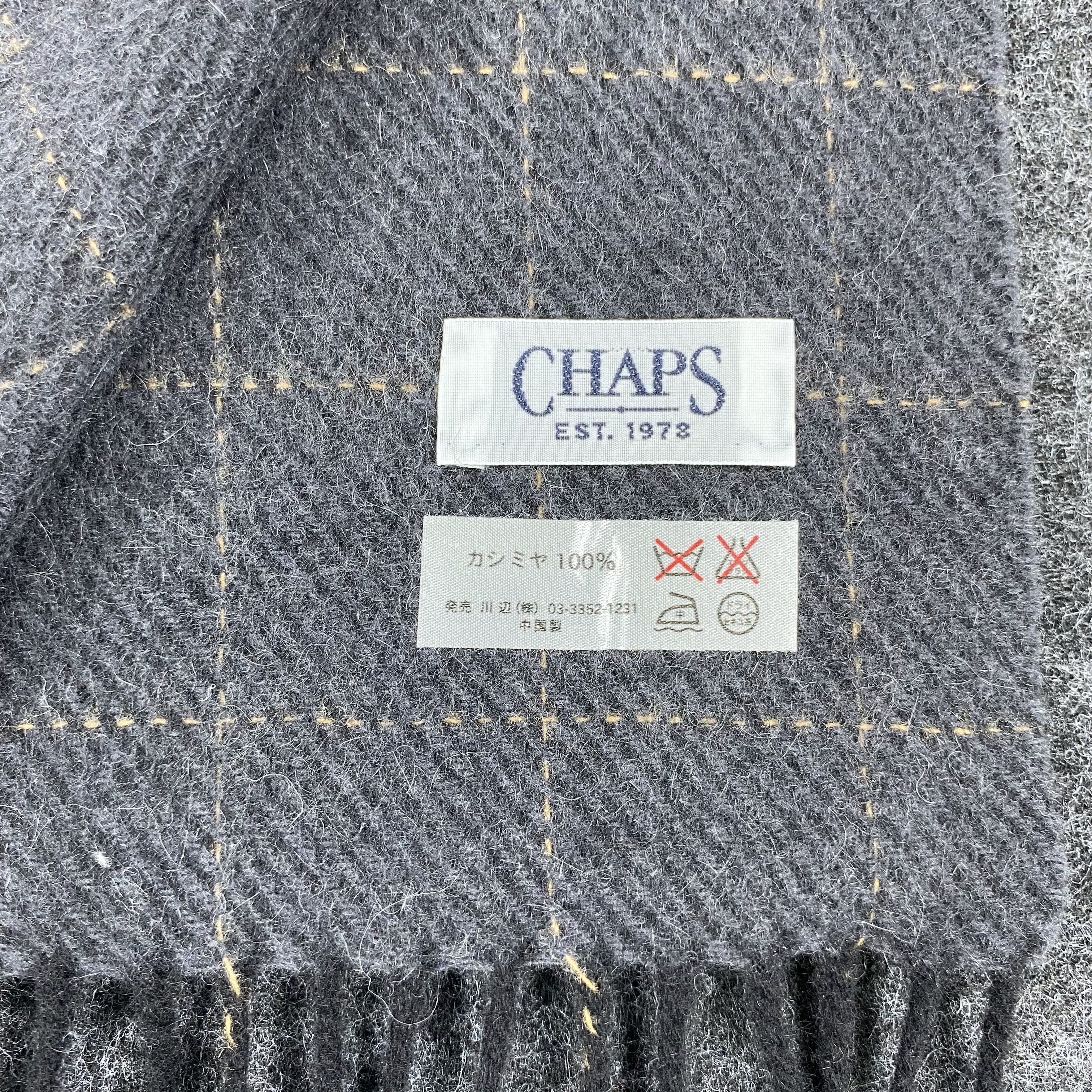 Chaps × Vintage GF10225 Chaps Scarf Neck Wear Muffler Nova Check Size ONE SIZE - 2 Thumbnail