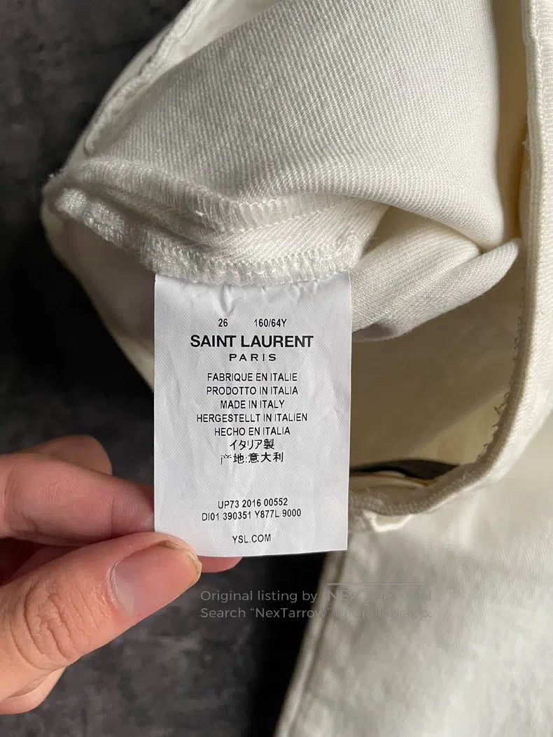 Saint Laurent Paris Saint Laurent Paris Jeans Size US 26 / EU 42 - 4 Thumbnail