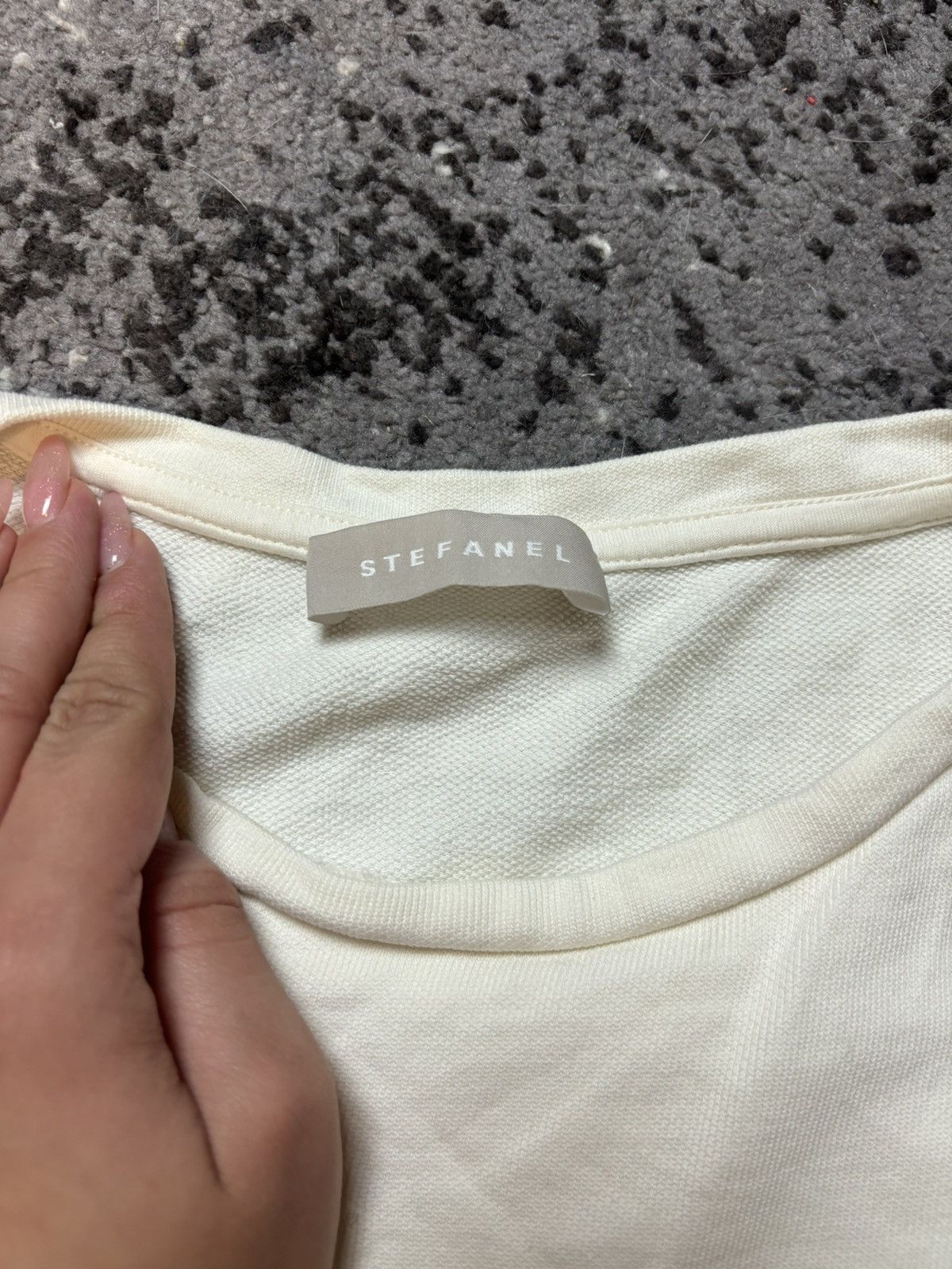 Designer × Japanese Brand × Vintage Vintage Stefanel Asymmetrical Flower Embroidered Blouses Size L / US 10 / IT 46 - 4 Thumbnail