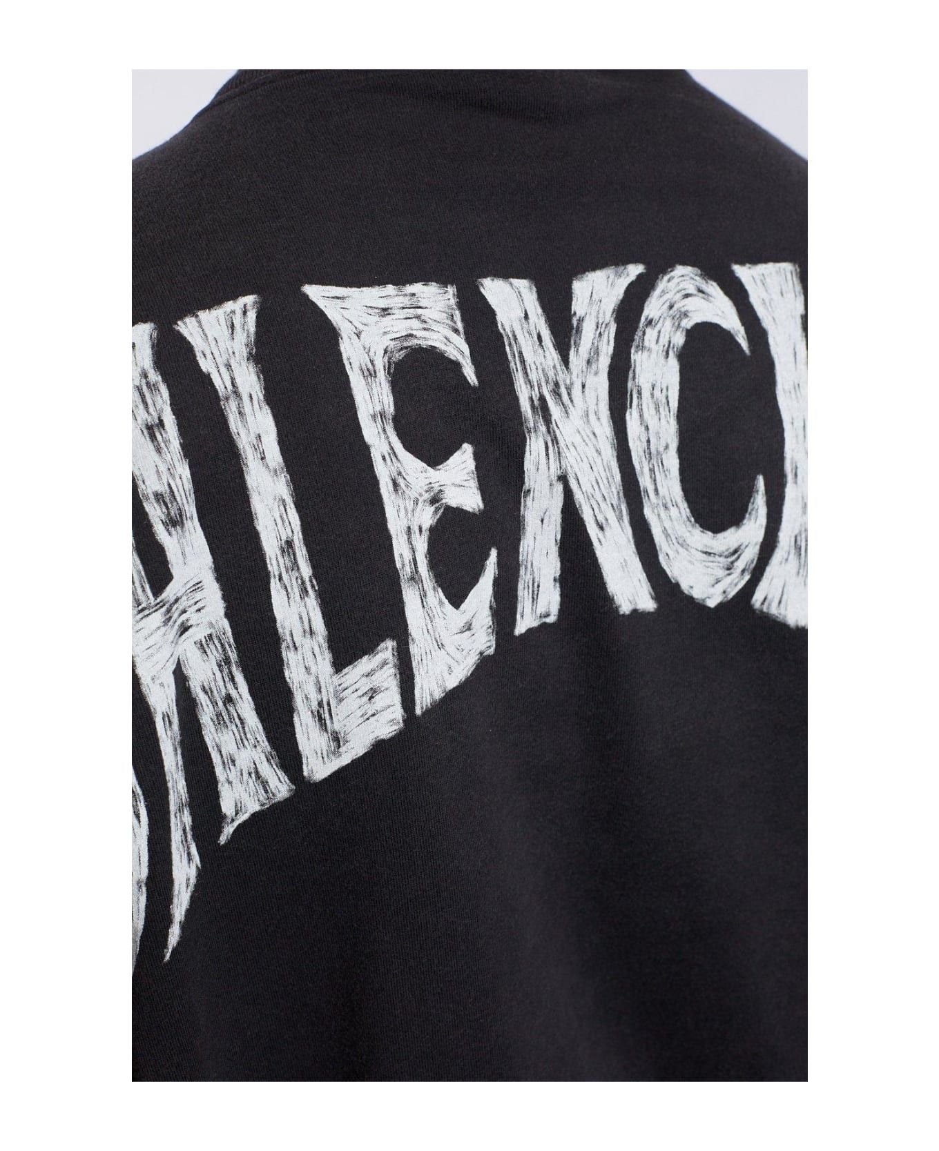 Balenciaga o1bcso1str0326 Stretched Out T-Shirt in Faded Black Size US S / EU 44-46 / 1 - 4 Thumbnail