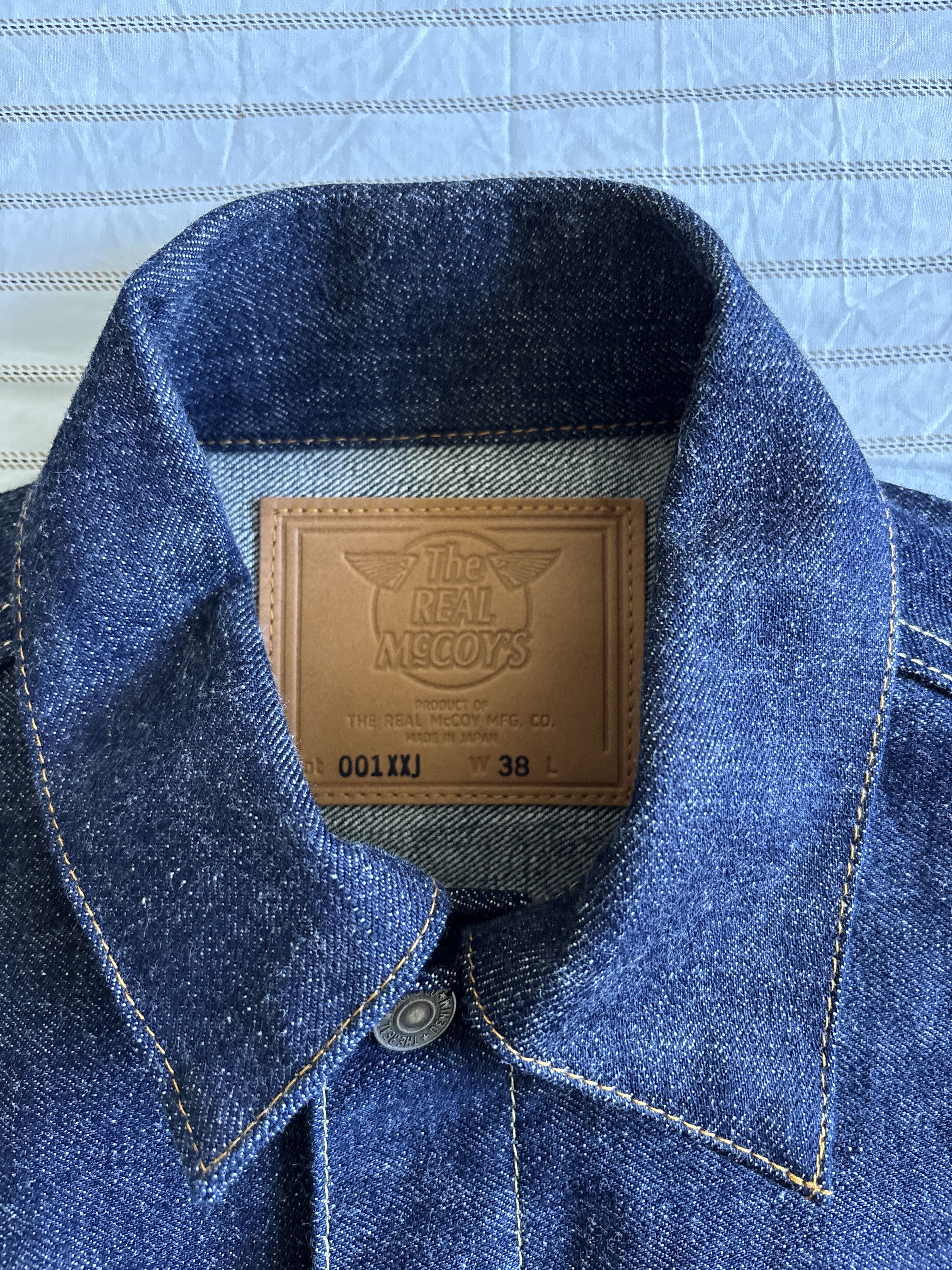 The Real McCoy's THE REAL McCOY'S LOT.001XXJ MJ25011 Denim Jacket - Size 40 Size US M / EU 48-50 / 2 - 4 Thumbnail