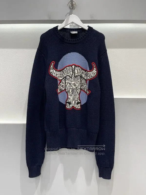 Dior Dior Women's Winter Blue Wool Sweater . Size XS / US 0-2 / IT 36-38 - 1 Thumbnail