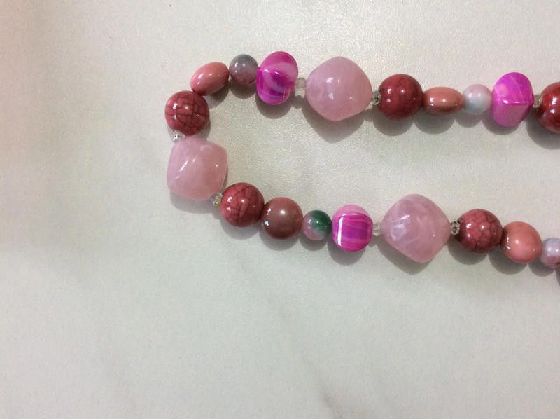 Designer lovely Gift for Women's beads pink Necklace Size ONE SIZE - 1 Thumbnail