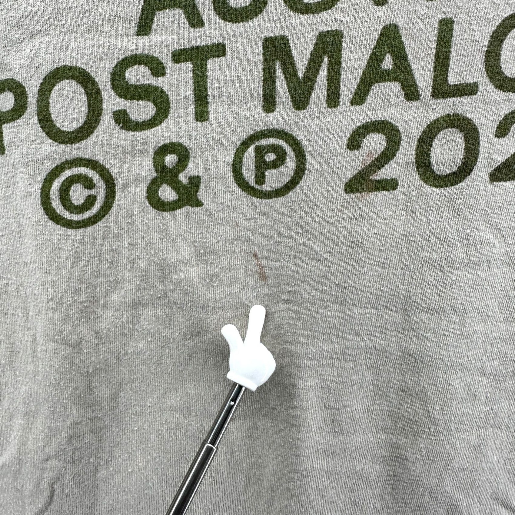 Gustin Austin Post Malone T-Shirt Gray Men's Large Short Sleeve Crew Neck Pullover Size US L / EU 52-54 / 3 - 5 Thumbnail