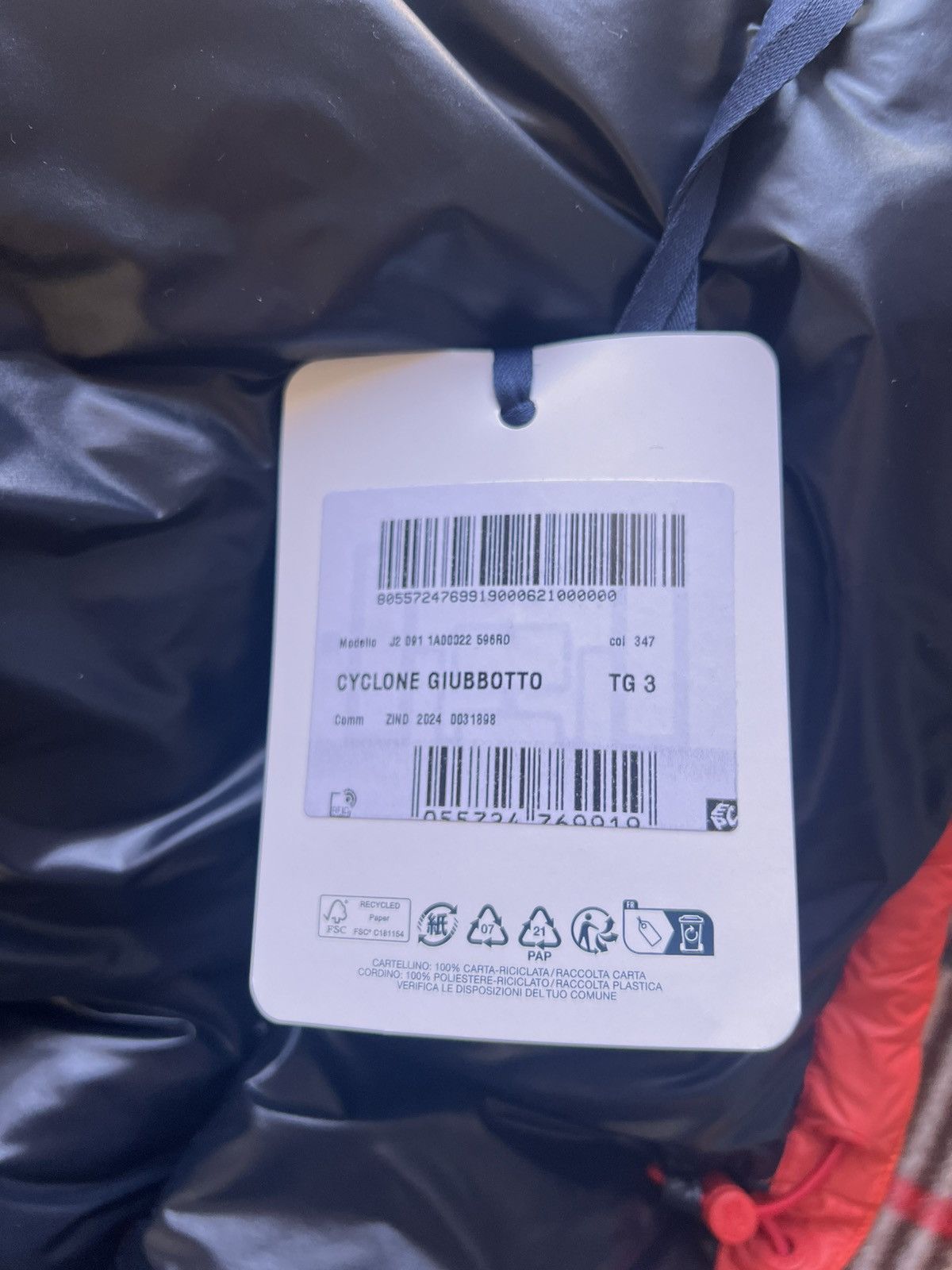 Moncler L Moncler Cyclone Short Down Jacket goose orange vest 2 jn 1 Size US L / EU 52-54 / 3 - 22 Thumbnail