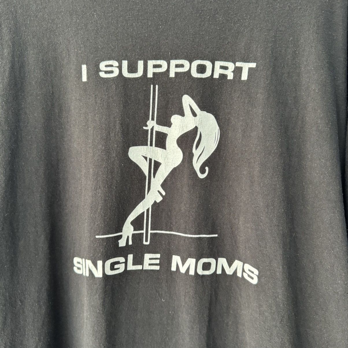 Vintage I Support Single Moms Tee Size US XL / EU 56 / 4 - 3 Thumbnail