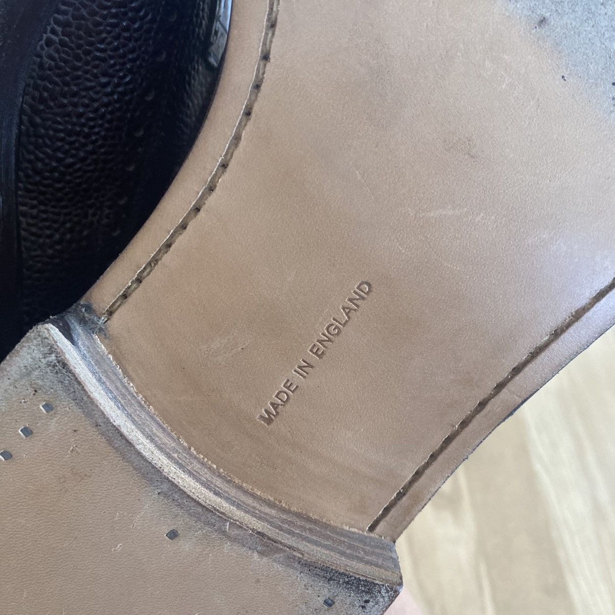 Thom Browne Thom Browne Brown Wingtip Grain Leather Dress Shoes Size US 12.5 / EU 45-46 - 7 Thumbnail
