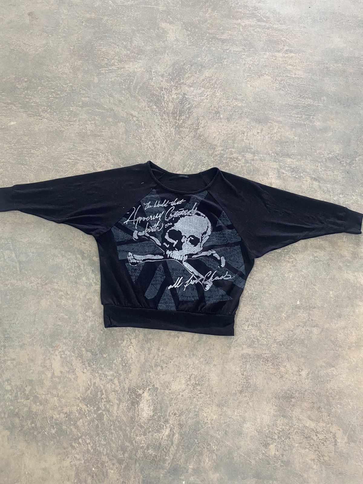 Le Grande Bleu (L.G.B.) Cornflake skull punk grunge lgb knit loose fit Size US M / EU 48-50 / 2 - 2 Thumbnail