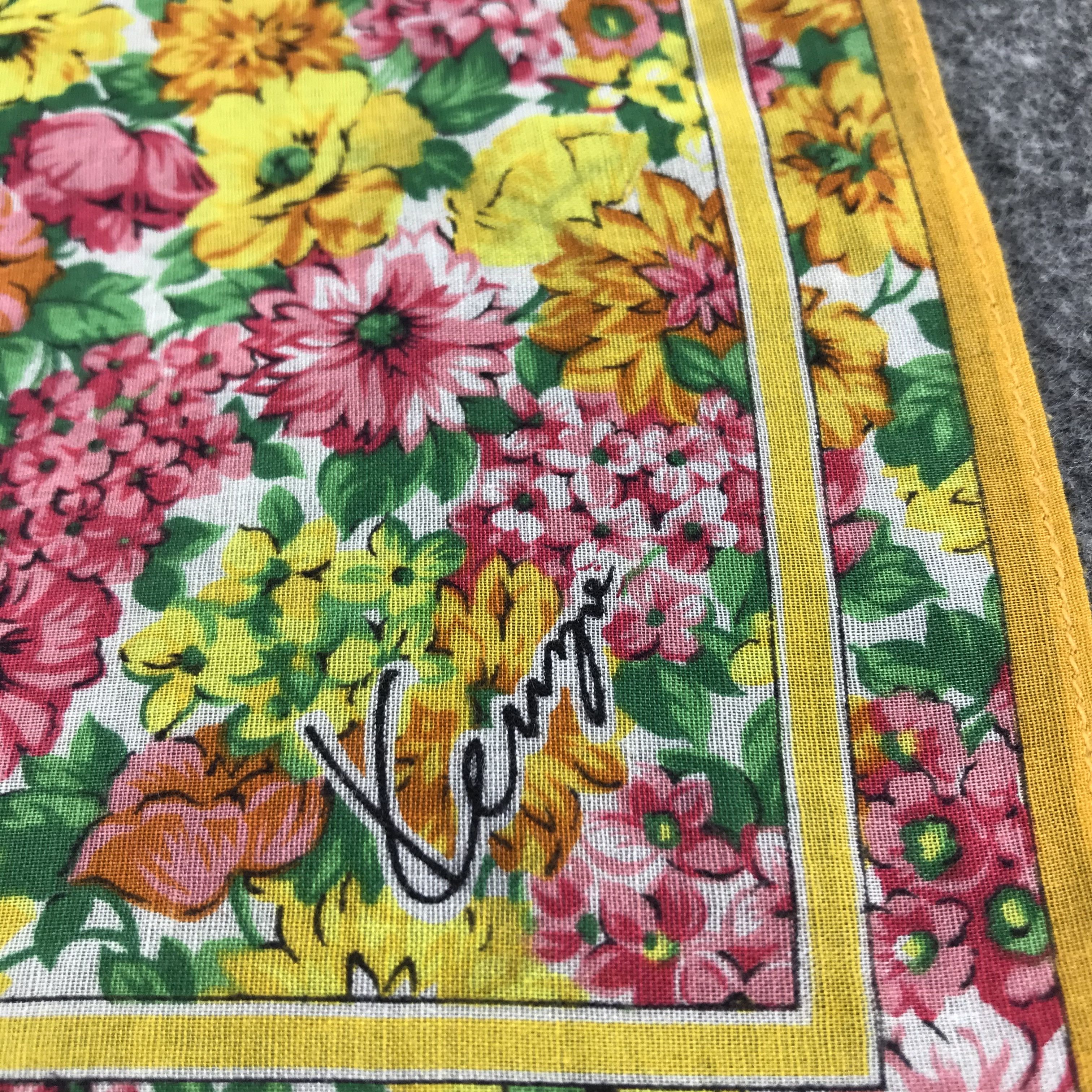 Kenzo Kenzo Floral Handkerchief Neckerchief Bandana H116 Size ONE SIZE - 4 Thumbnail