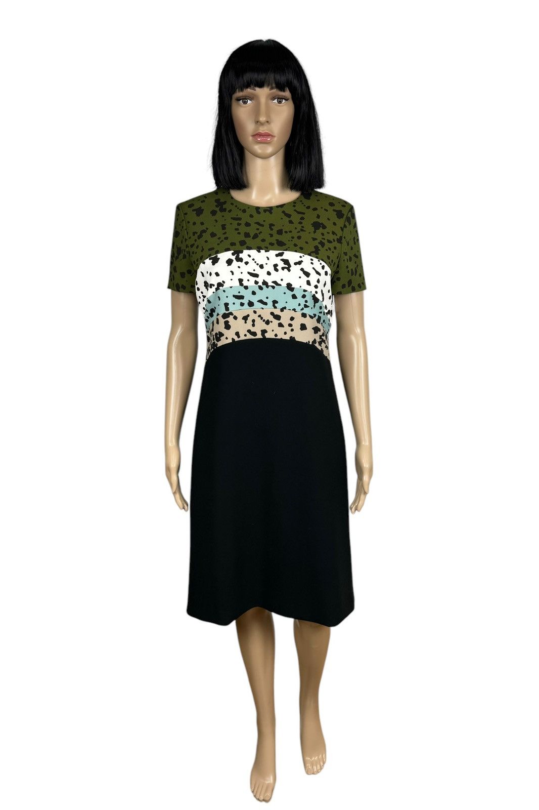 Escada Escada Viscose-Acetate Dress Knee-Length size DE36 IT42 Size M / US 6-8 / IT 42-44 - 2 Thumbnail