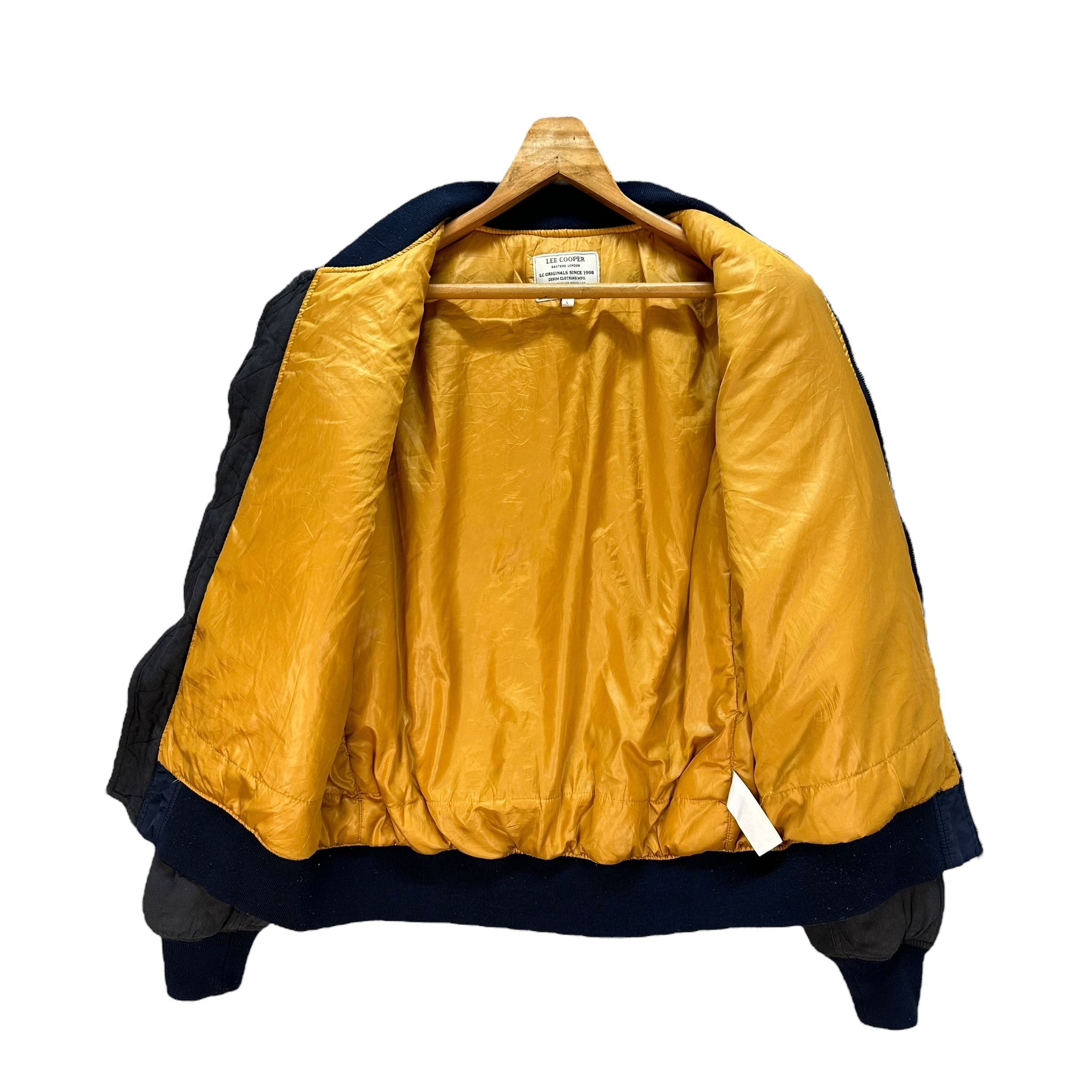 Lee LEE COOPER Patches Logo Bomber Jacket #94-1450 Size US L / EU 52-54 / 3 - 13 Thumbnail