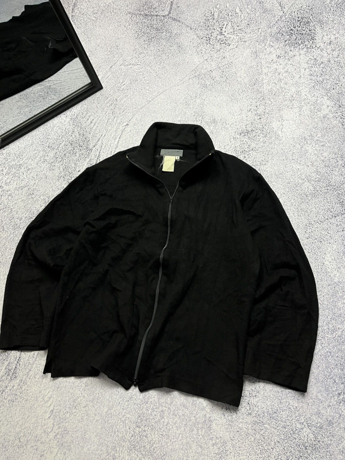 Yohji Yamamoto Yohji Yamamoto Pour Homme Distressed Rare Fleece Jacket Size US S / EU 44-46 / 1 - 3 Thumbnail