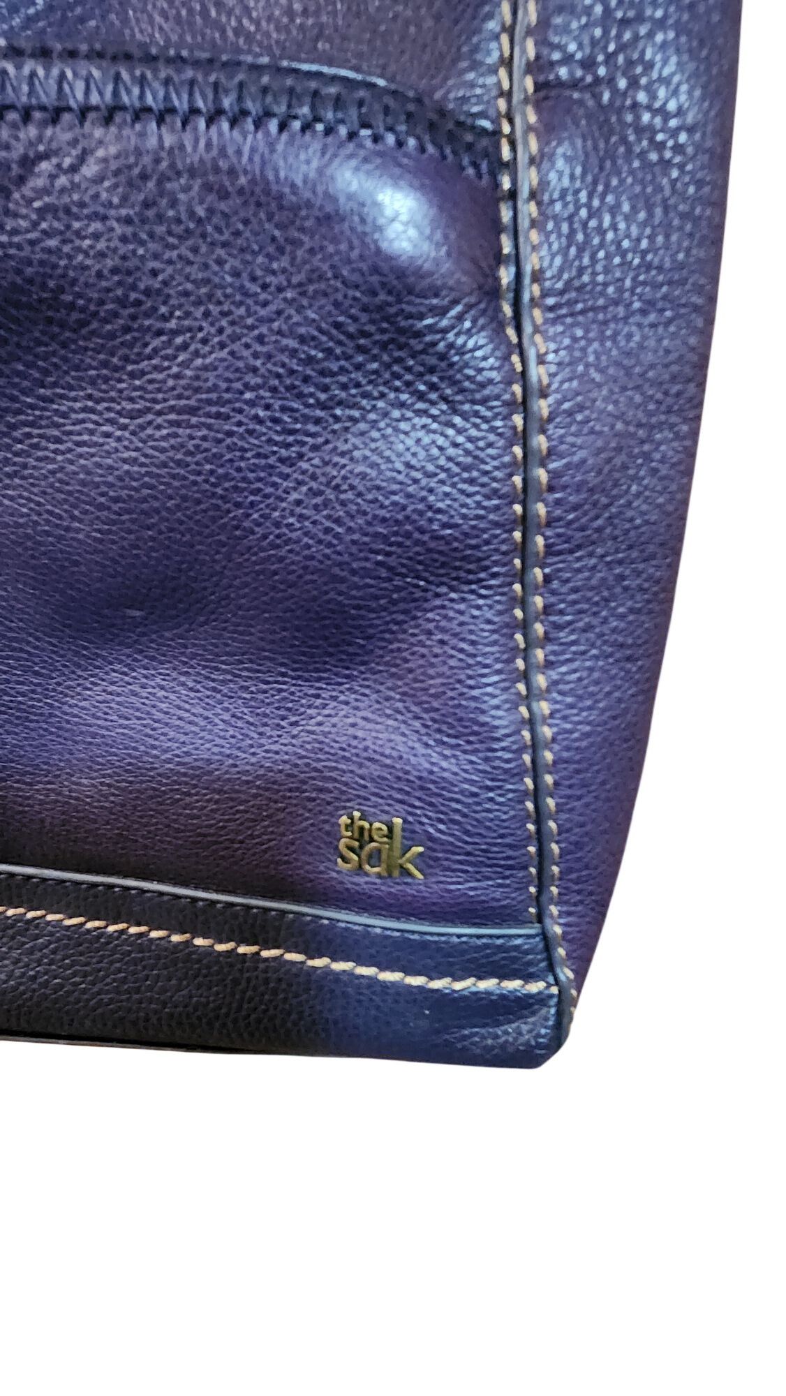 The Sak The Sak Lucia leather crossbody bag in a dark purple Size ONE SIZE - 2 Thumbnail