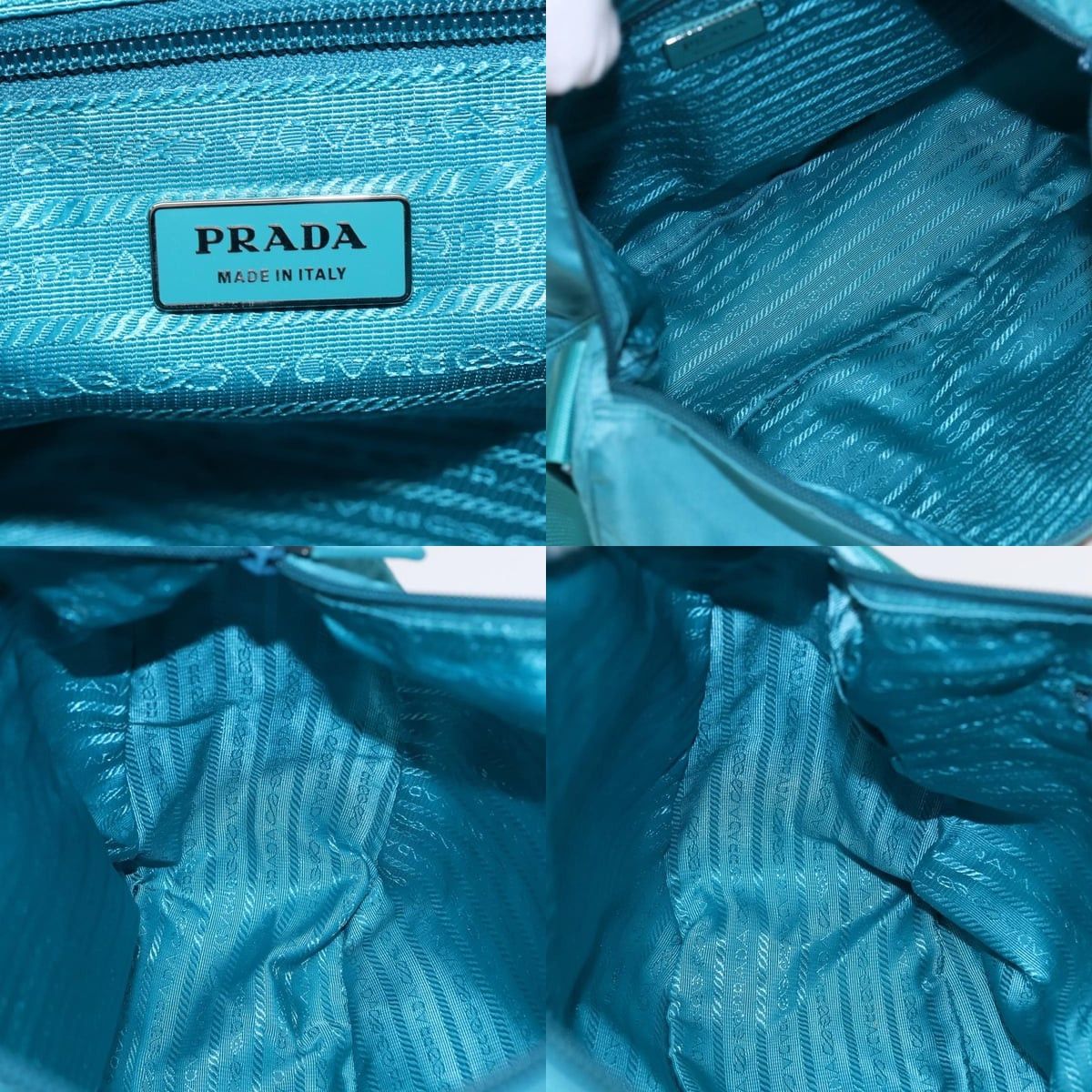 Prada PRADA Shoulder Bag Nylon Turquoise Blue Size ONE SIZE - 12 Thumbnail