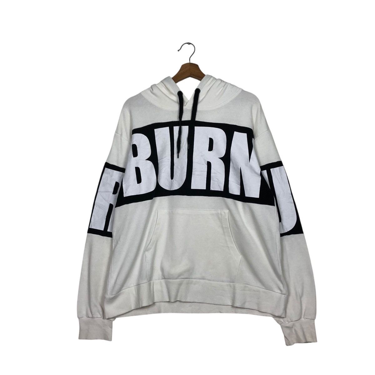 Japanese Brand 📌Vintage Sweater Hoodie Vence Exchange Big Logo "BURN" Size US M / EU 48-50 / 2 - 13 Thumbnail